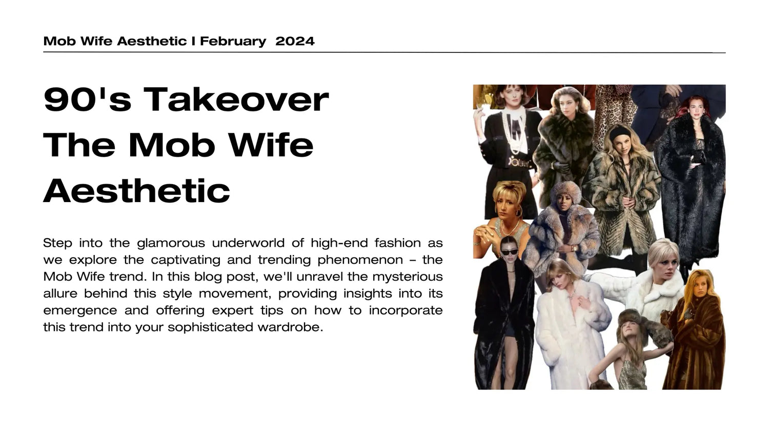 90`s Takeover: The Mop Wife Aesthetic