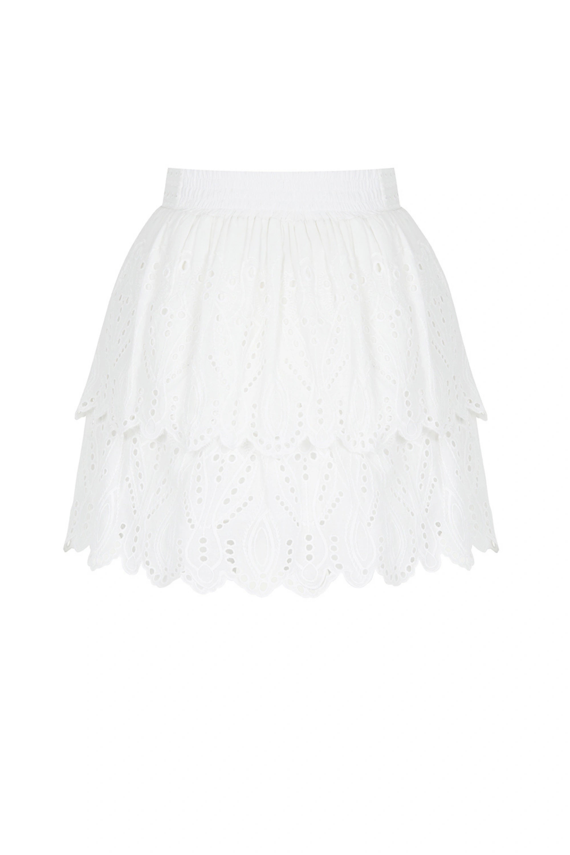 Eyelet Mini Skirt (Final Sale)