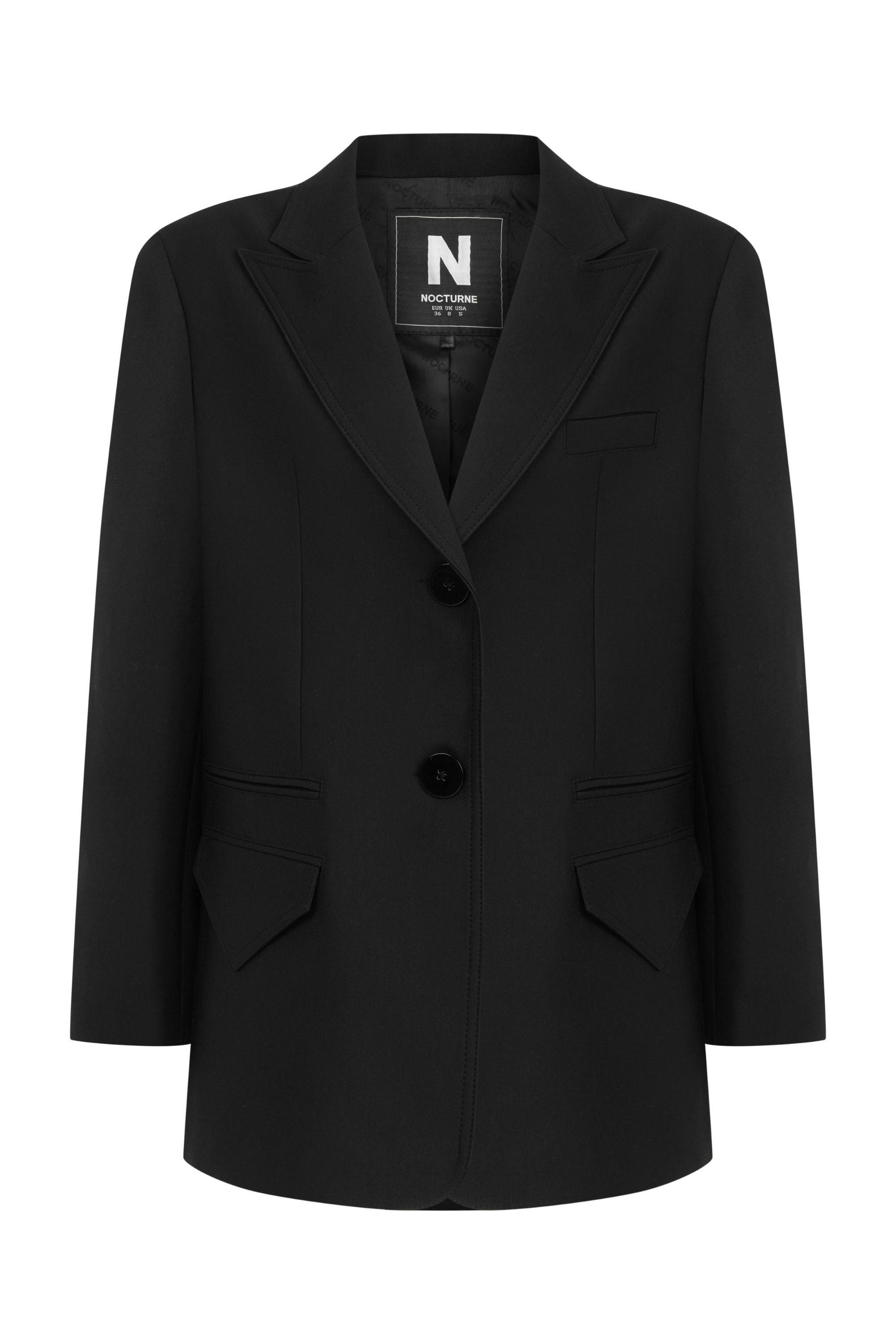 Padded Shoulder Blazer Jacket (Final Sale)