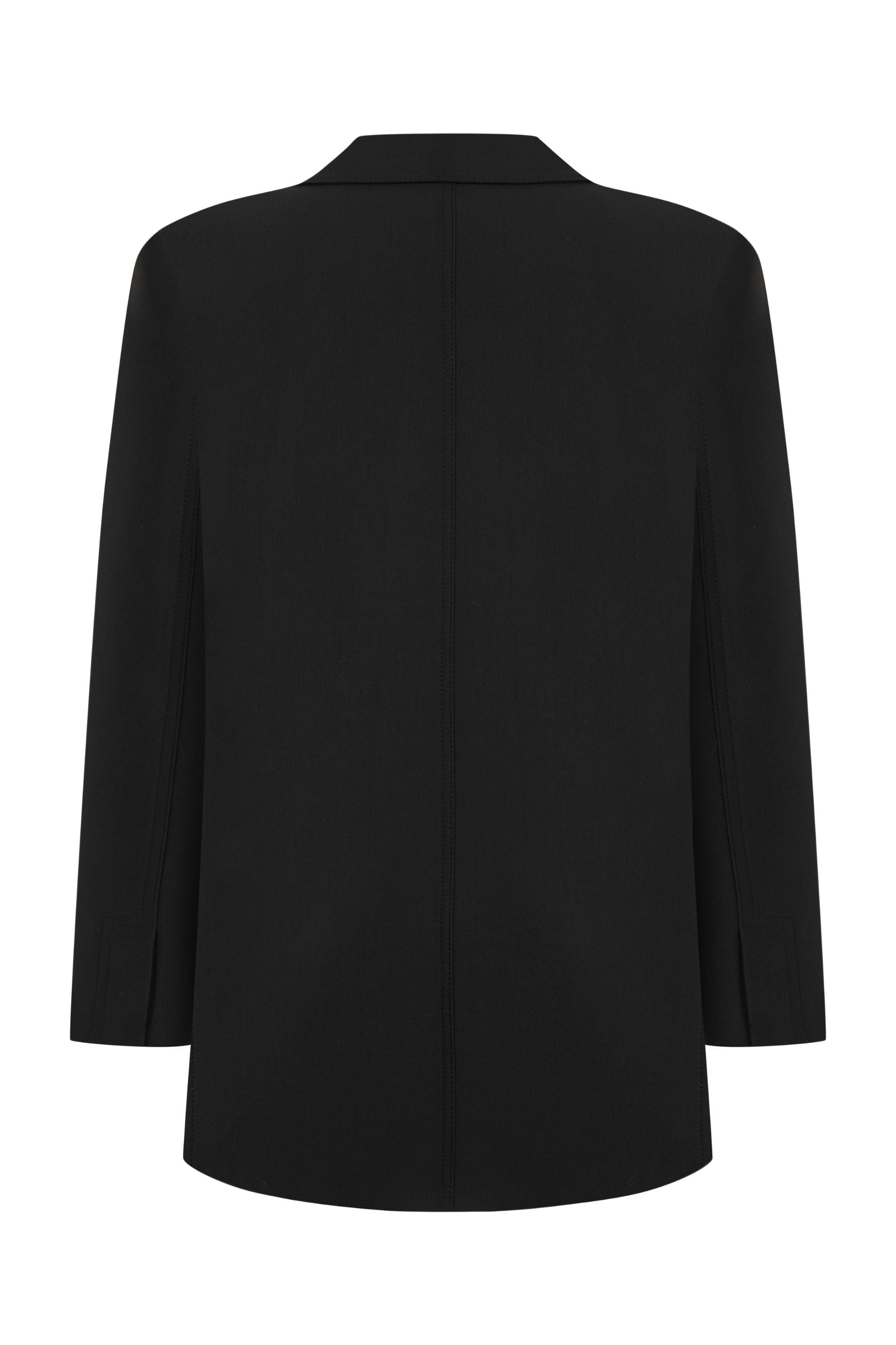 Padded Shoulder Blazer Jacket (Final Sale)