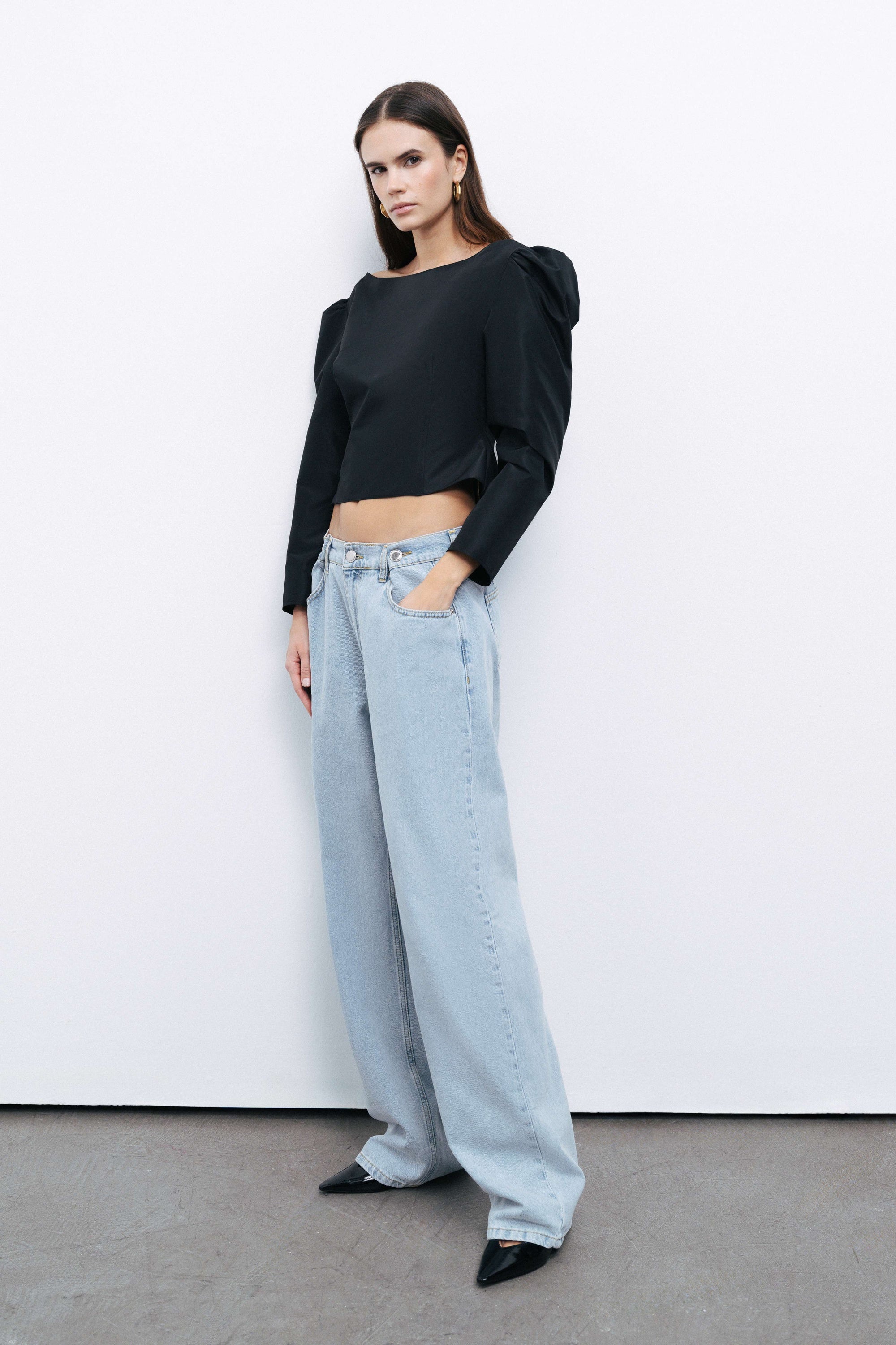 Boat Neck Blouse (Final Sale)