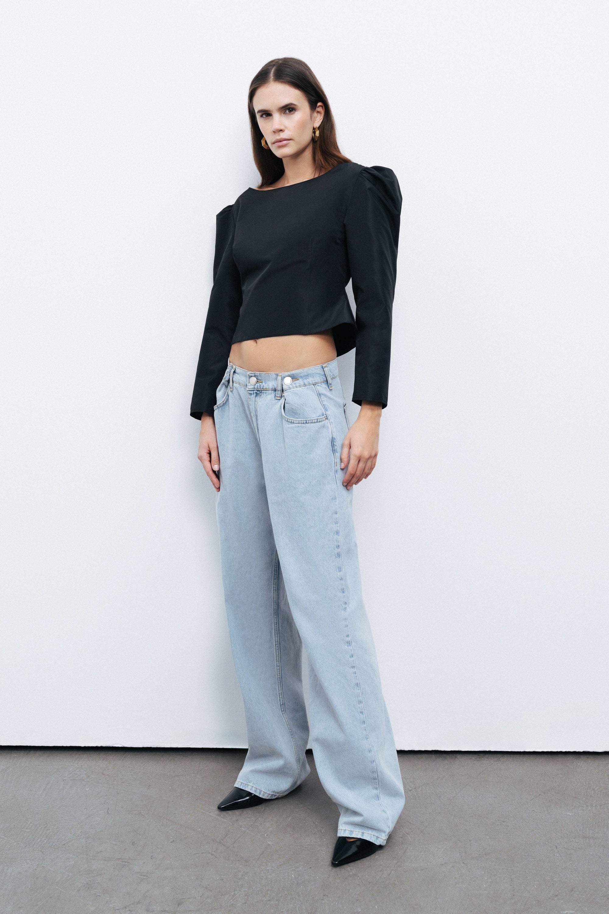 Boat Neck Blouse (Final Sale)