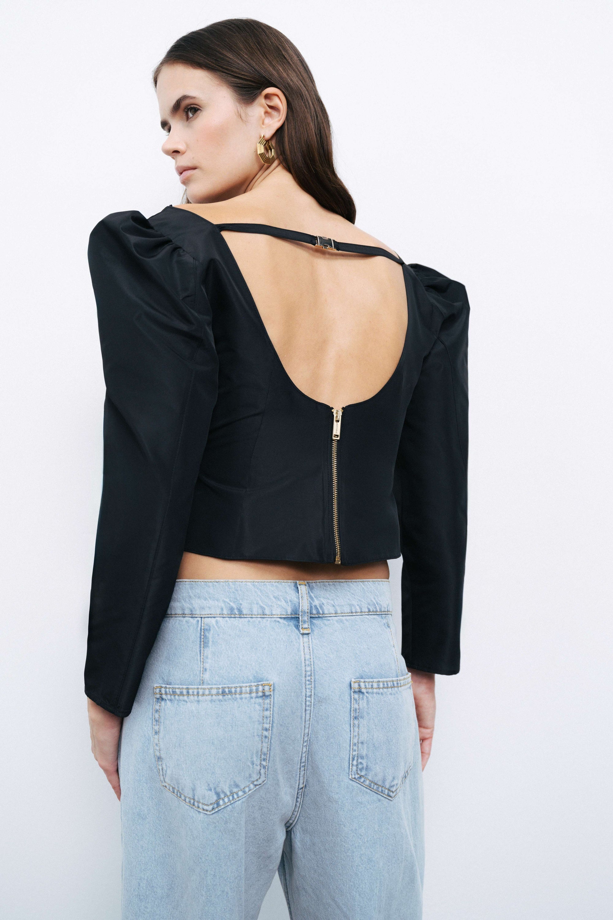 Boat Neck Blouse (Final Sale)