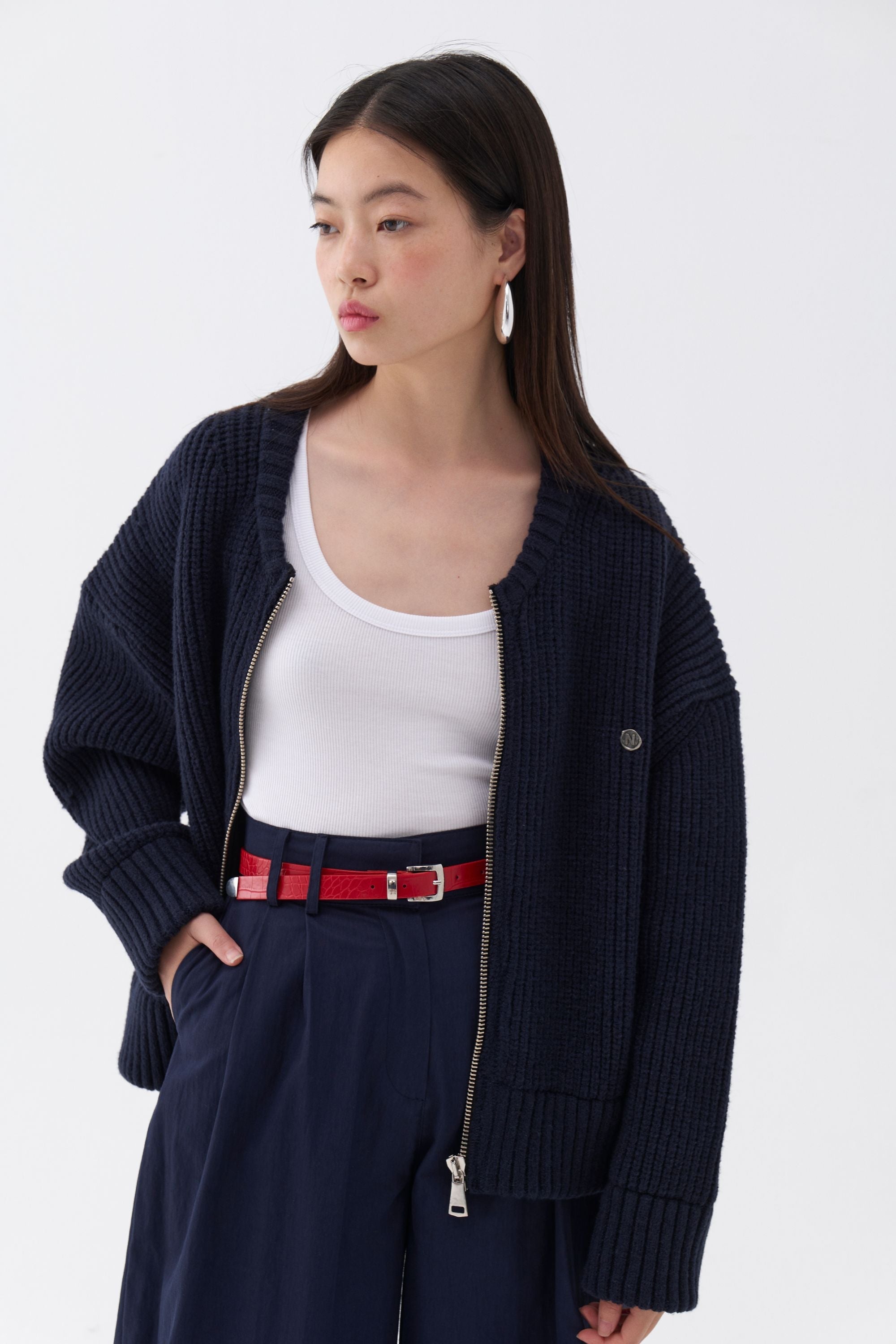 Oversized Knit Cardigan (Final Sale)