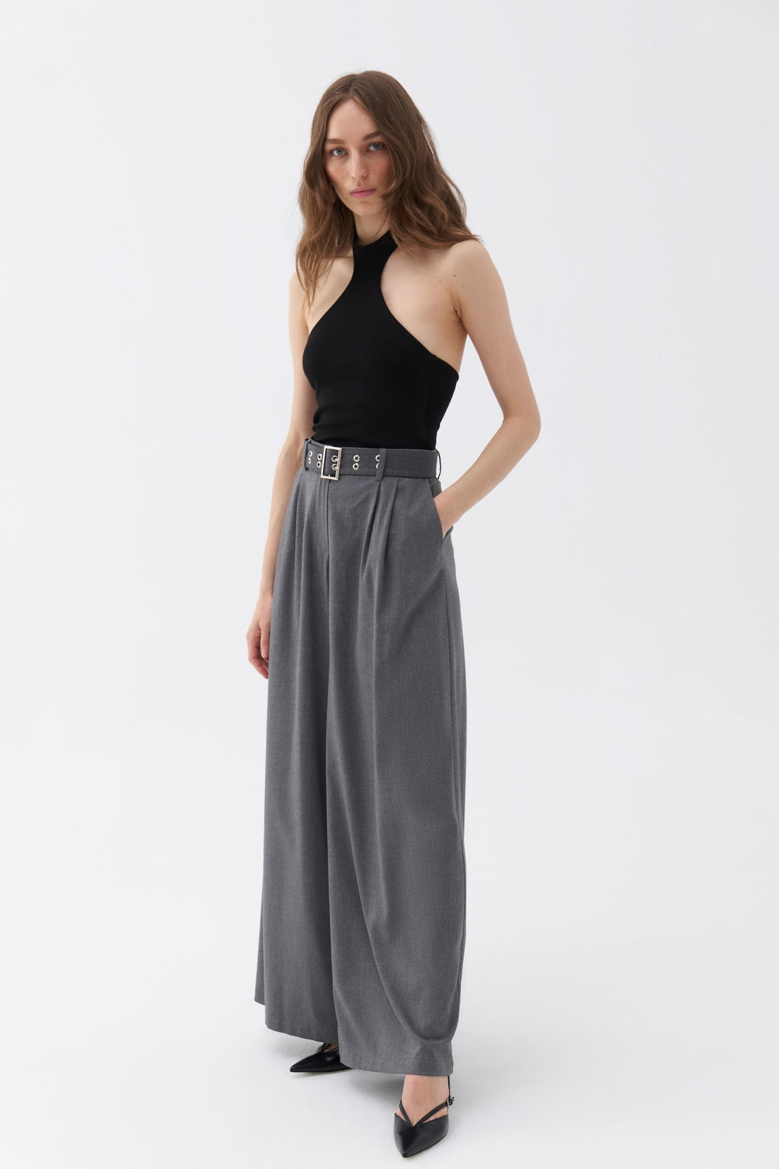 Wide Leg Flowy Pants (Final Sale)