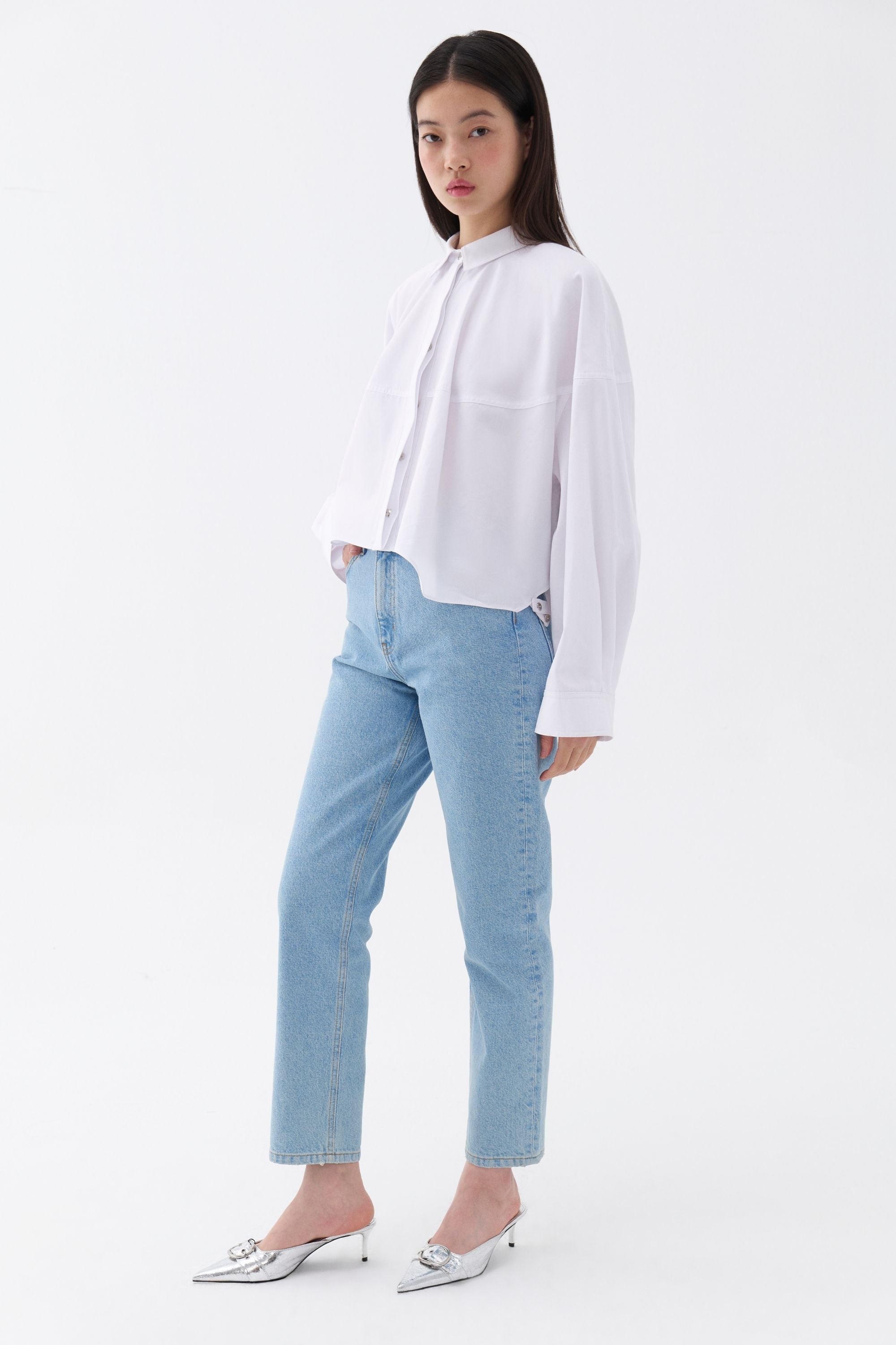 Oversized Button-Up Shirt (Final Sale)