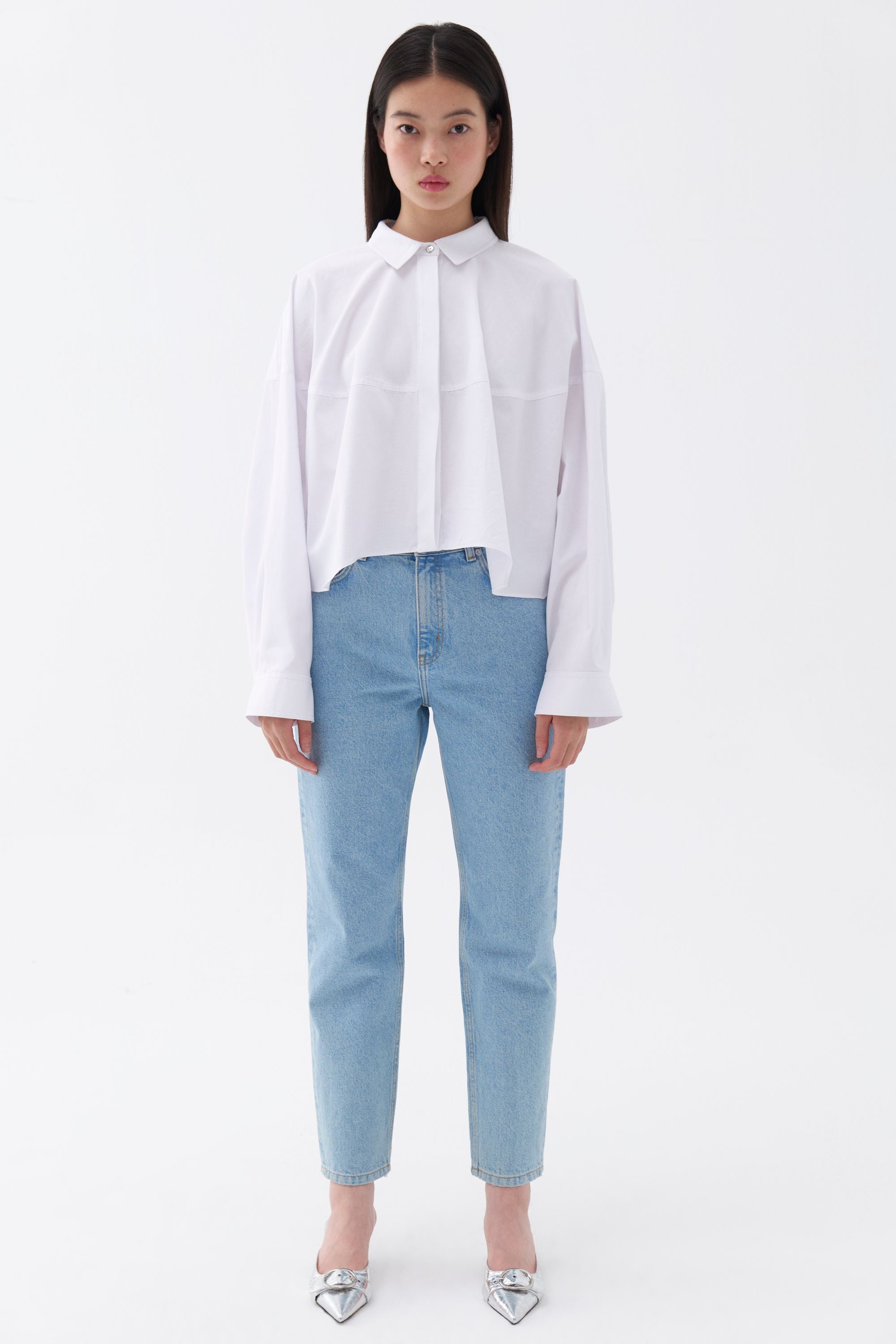 Oversized Button-Up Shirt (Final Sale)