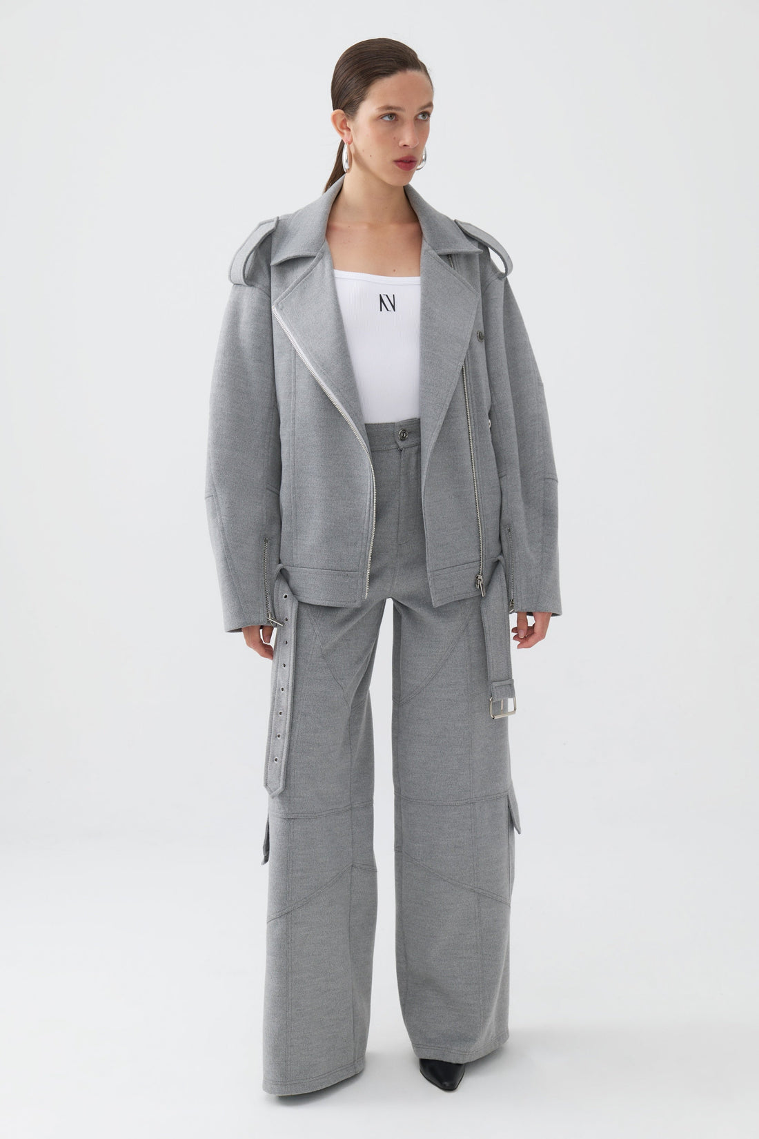 Oversized Double-Breasted Coat (Final Sale)