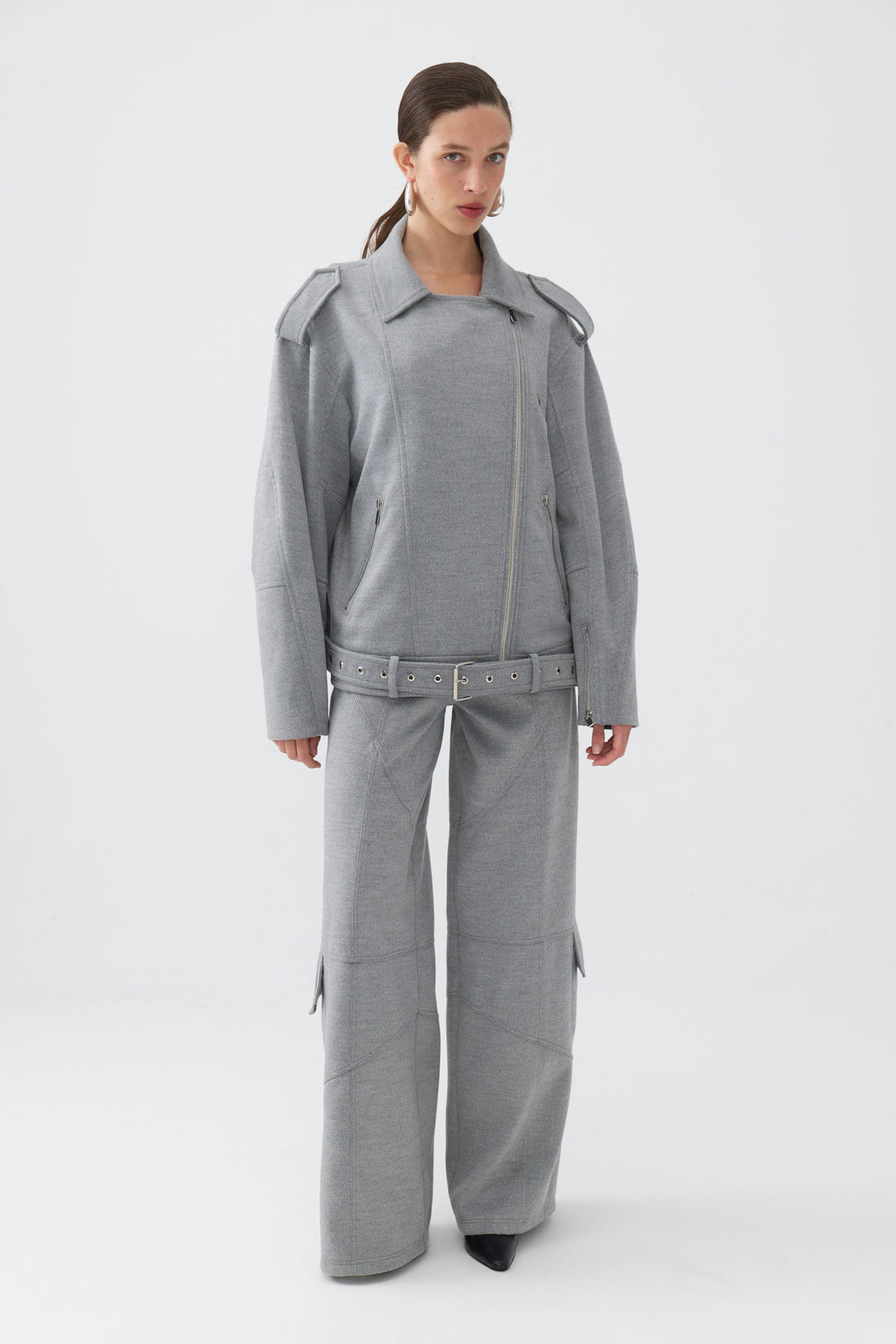 Oversized Double-Breasted Coat (Final Sale)