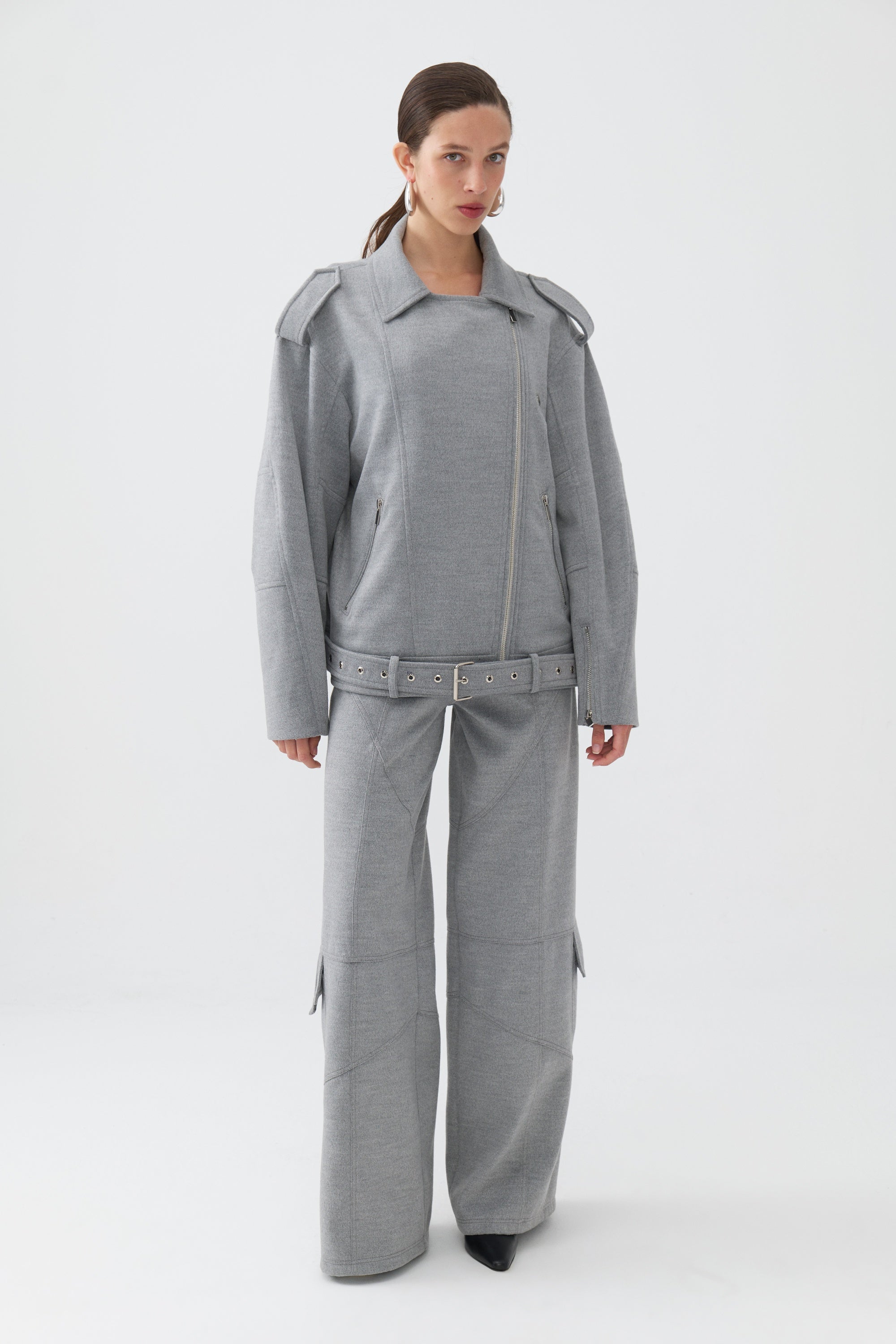 Oversized Double-Breasted Coat (Final Sale)