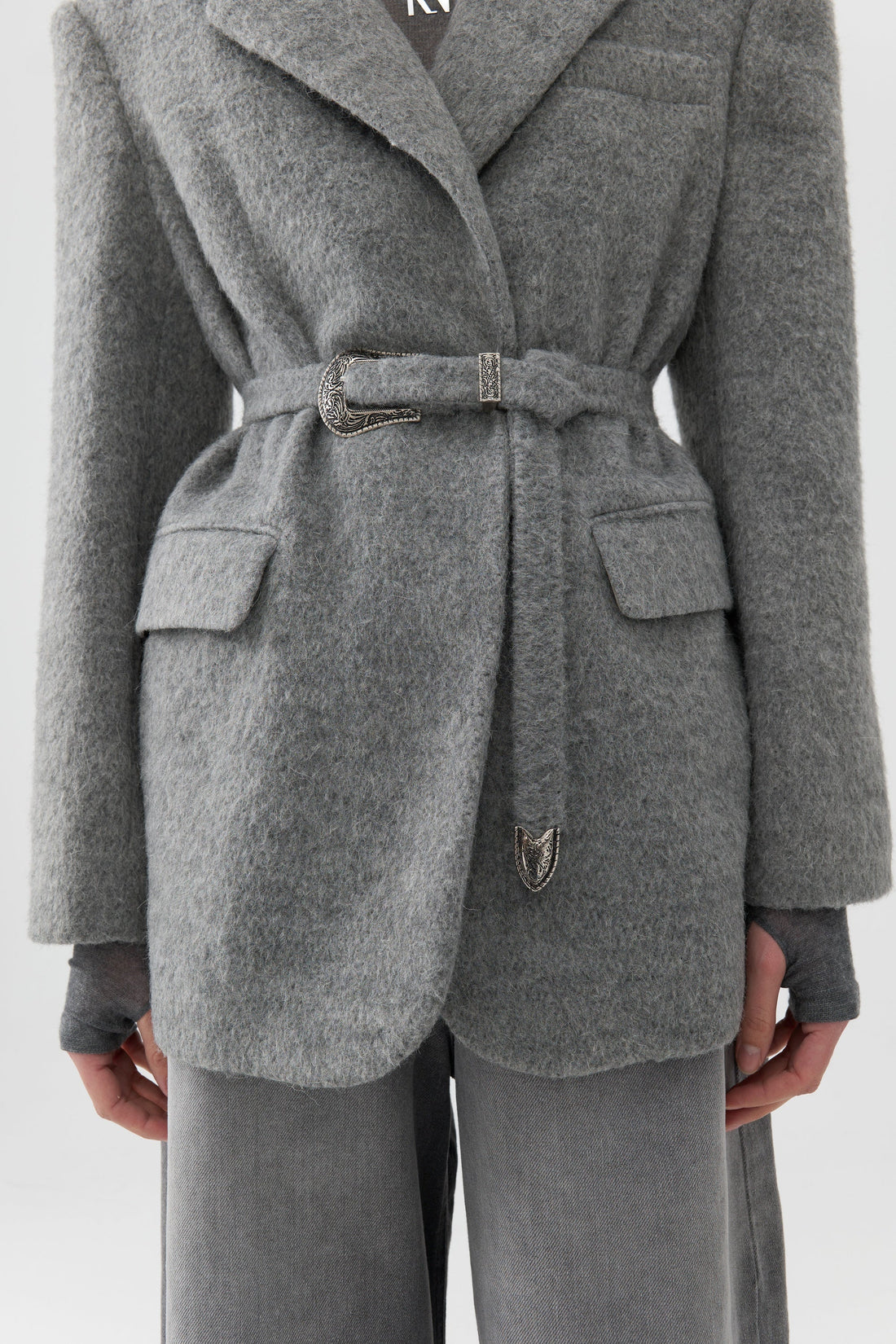 Self-Belted Double Breasted Jacket (Final Sale)