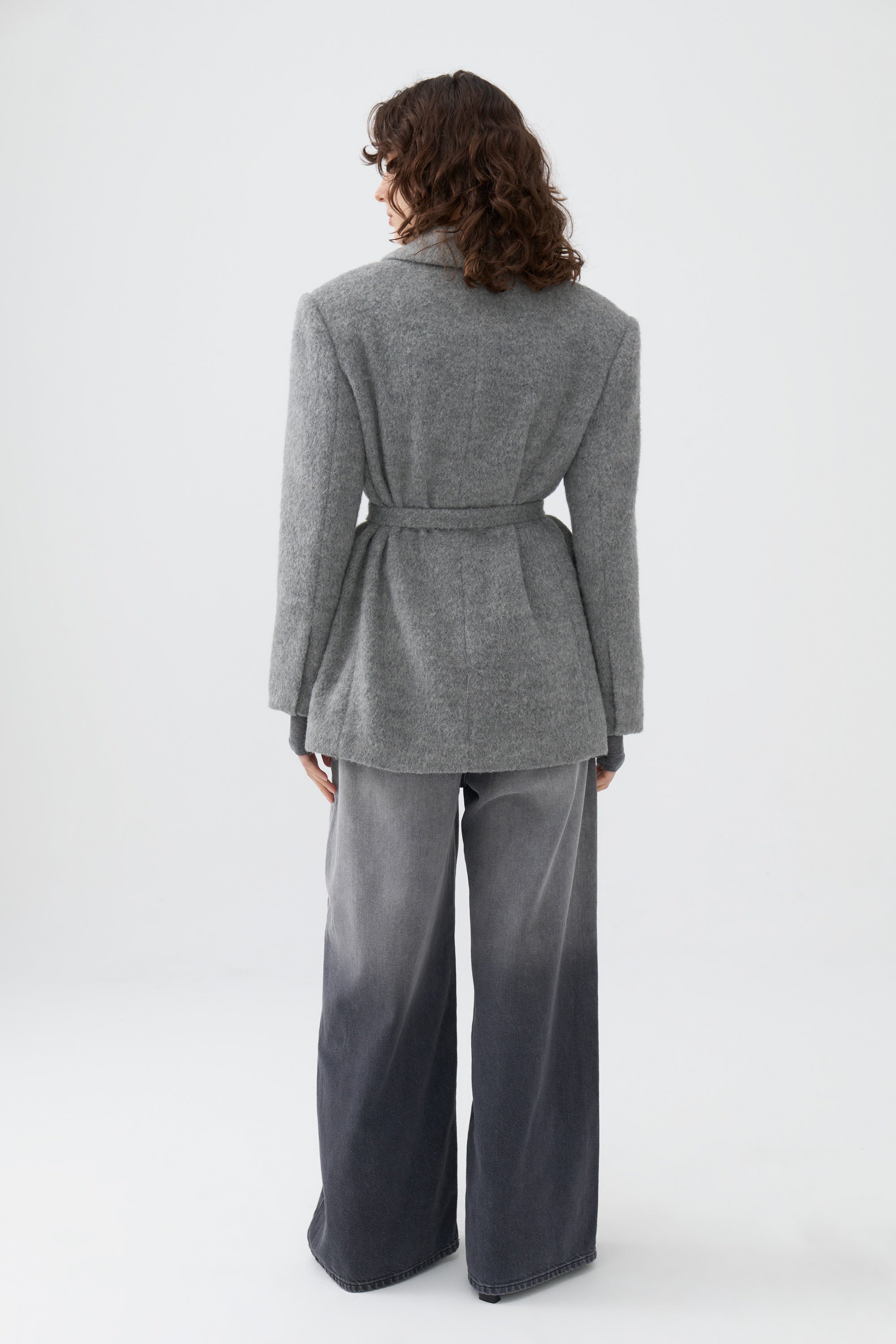 Self-Belted Double Breasted Jacket (Final Sale)