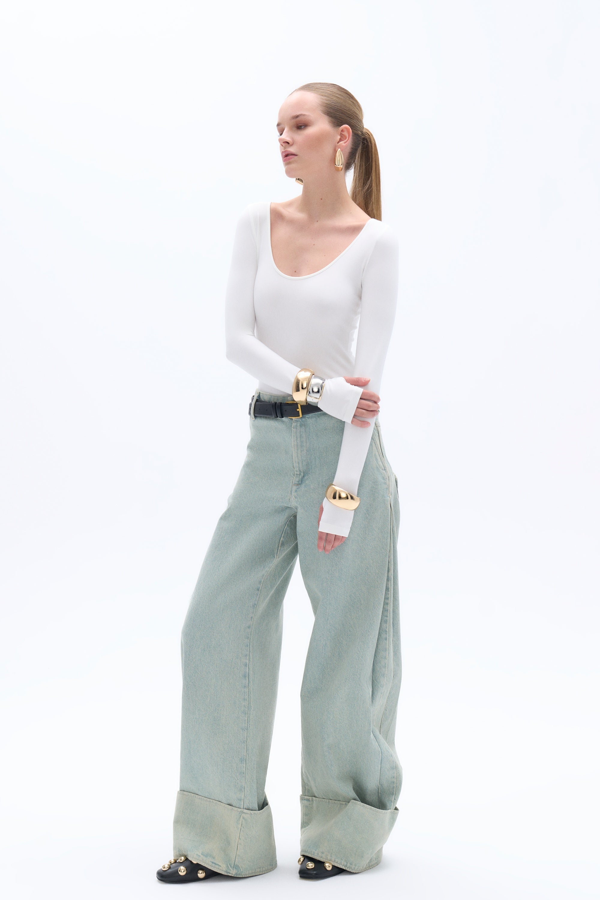 Crew Neck Bodysuit (Final Sale)