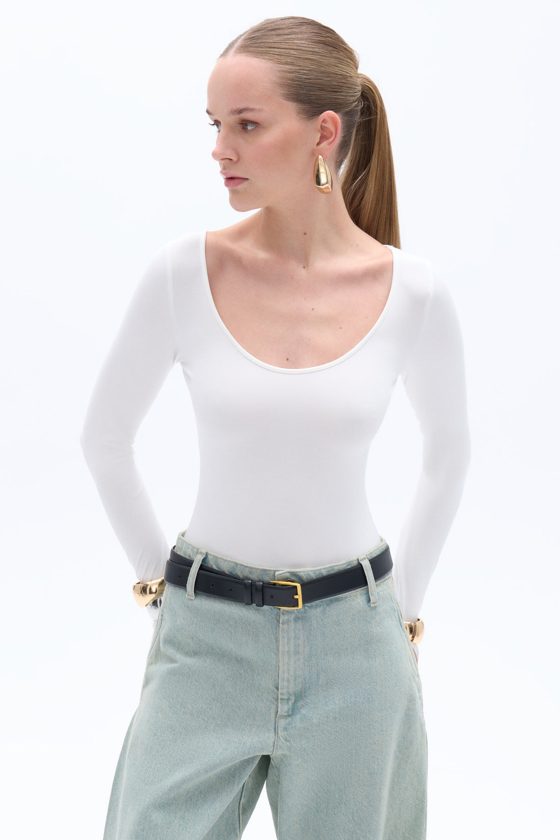 Crew Neck Bodysuit (Final Sale)