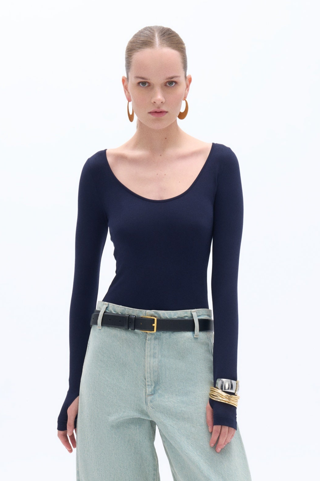 Crew Neck Bodysuit (Final Sale)