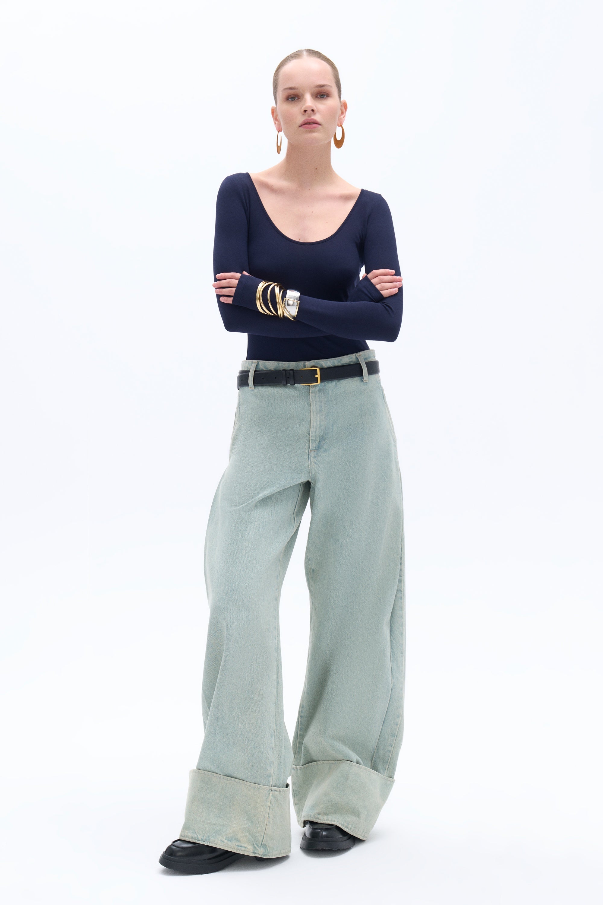 Crew Neck Bodysuit (Final Sale)