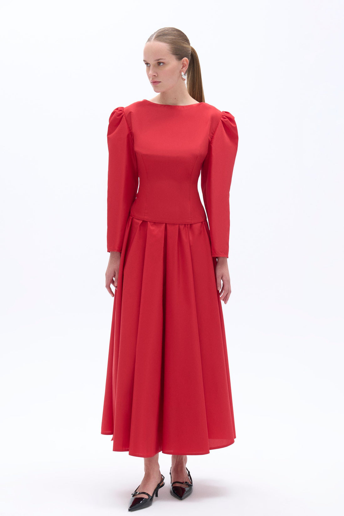 Boat Neck Blouse (Final Sale)