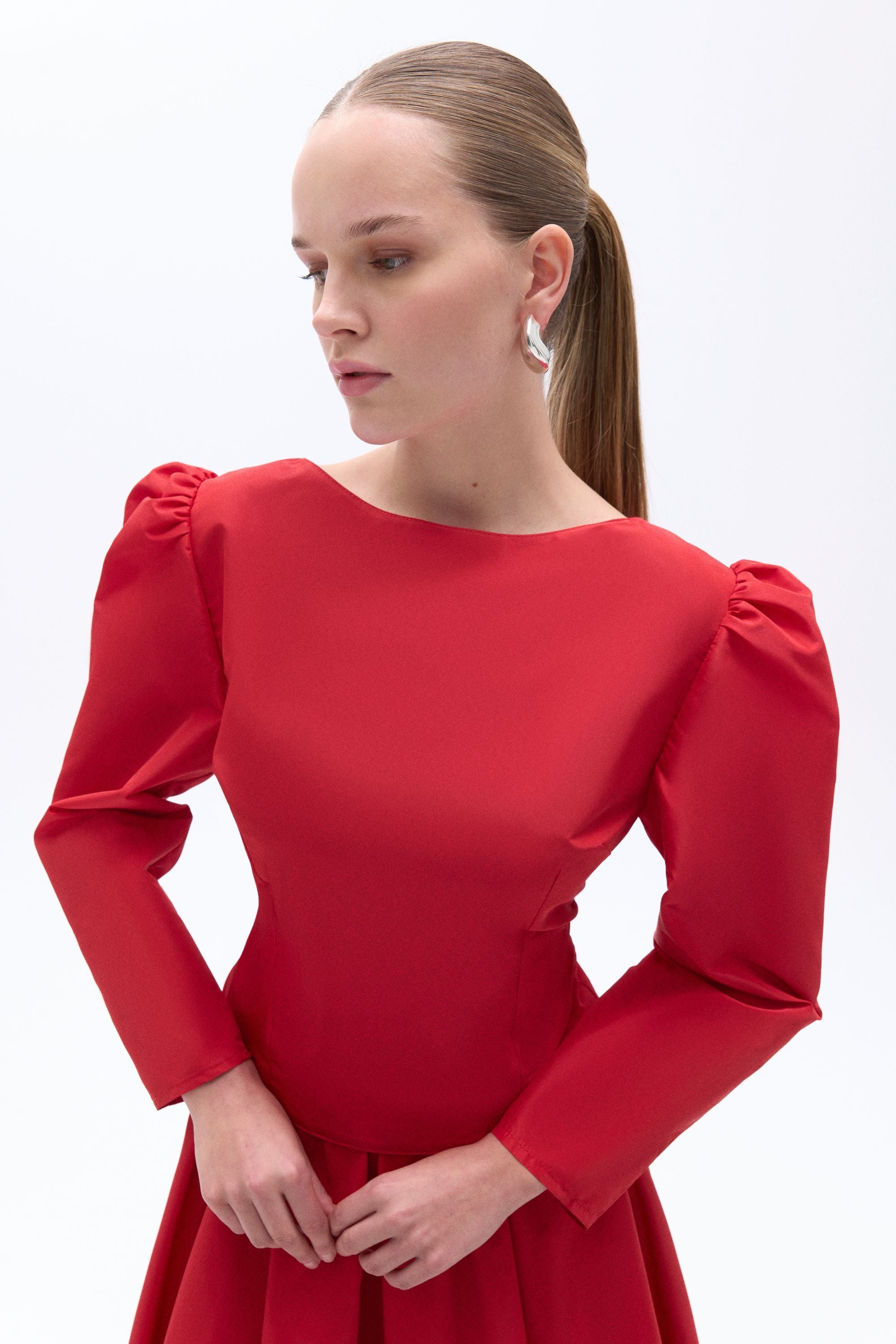 Boat Neck Blouse (Final Sale)