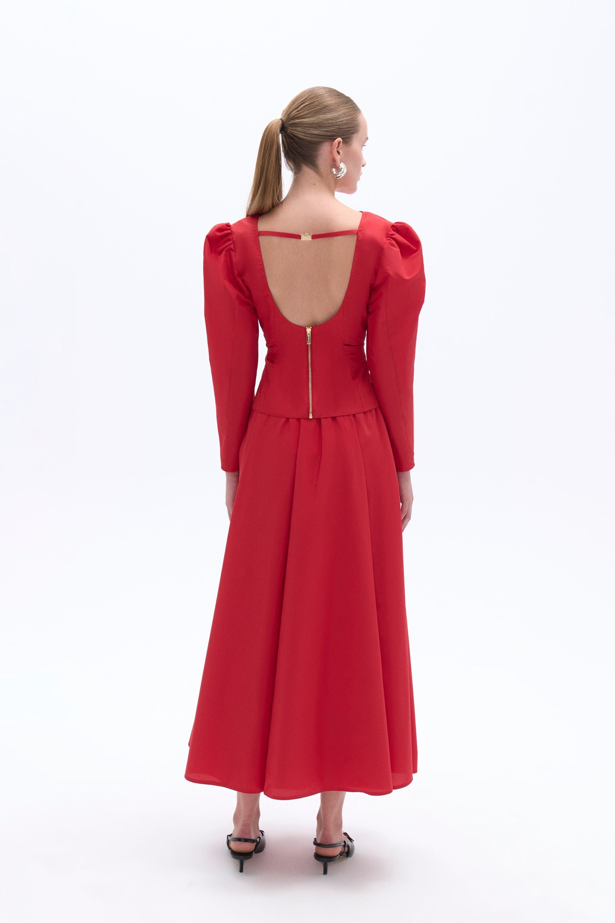 Boat Neck Blouse (Final Sale)