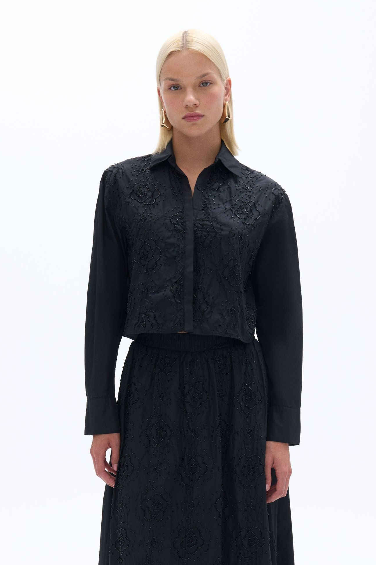 Bead Embellished Shirt (Final Sale)