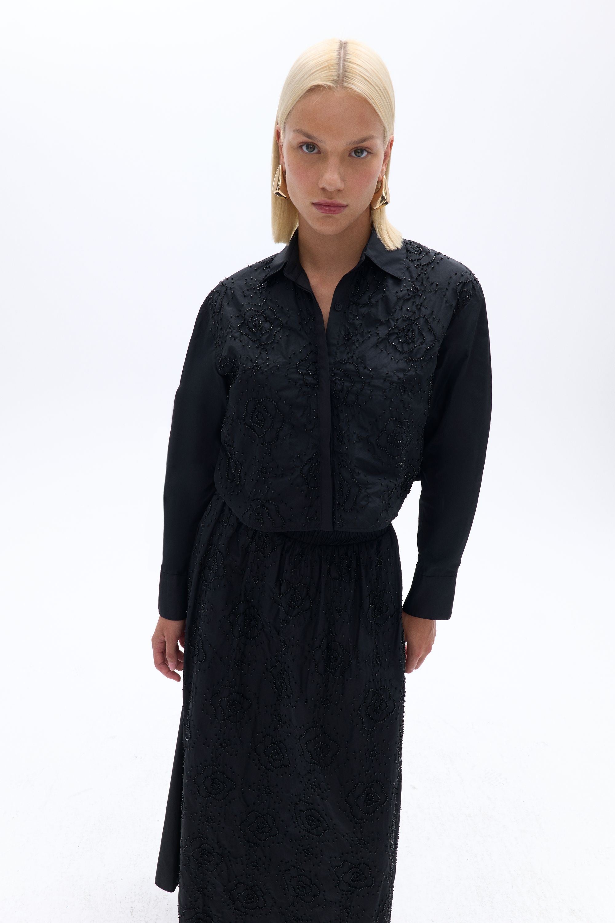 Bead Embellished Shirt (Final Sale)