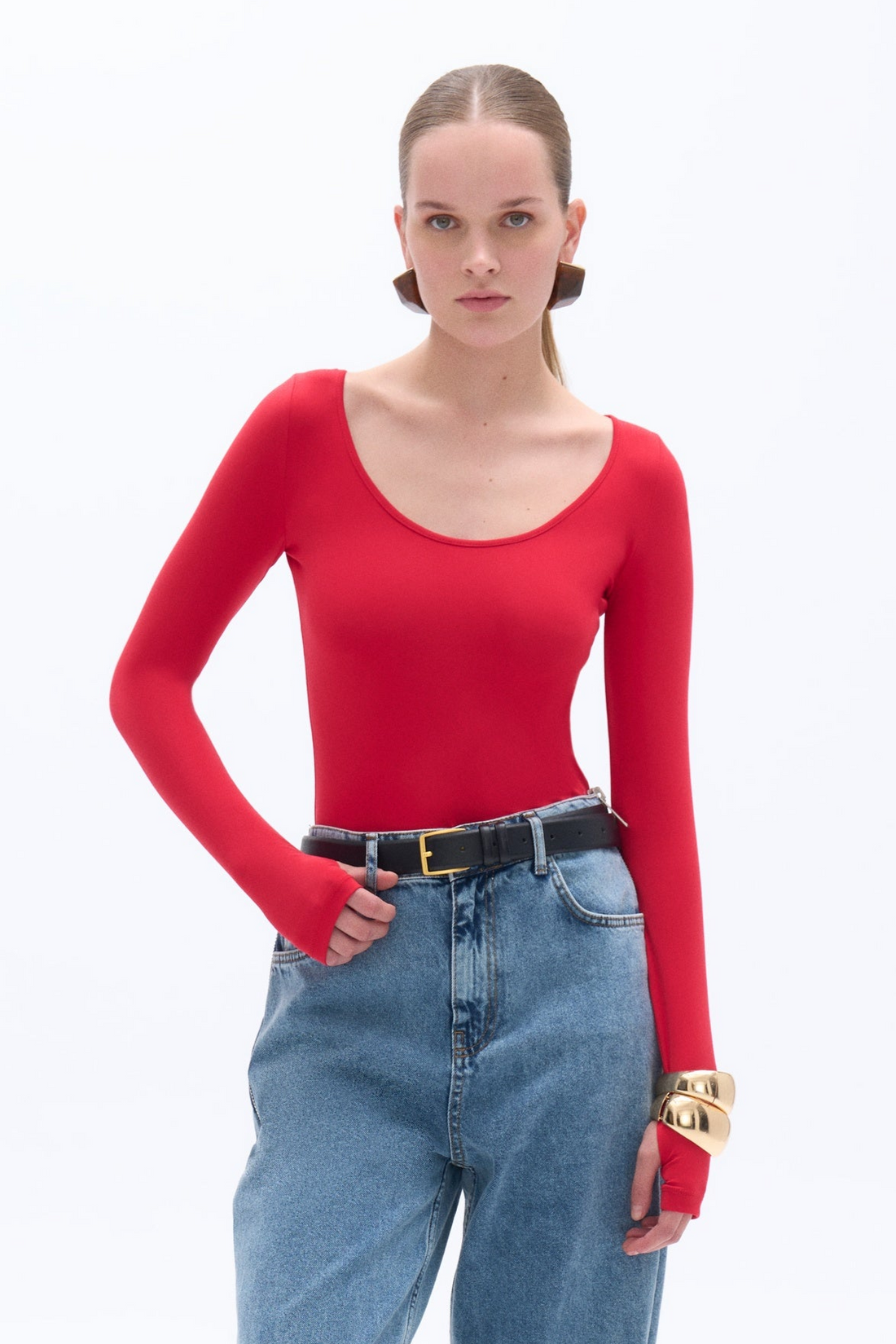 Crew Neck Bodysuit (Final Sale)