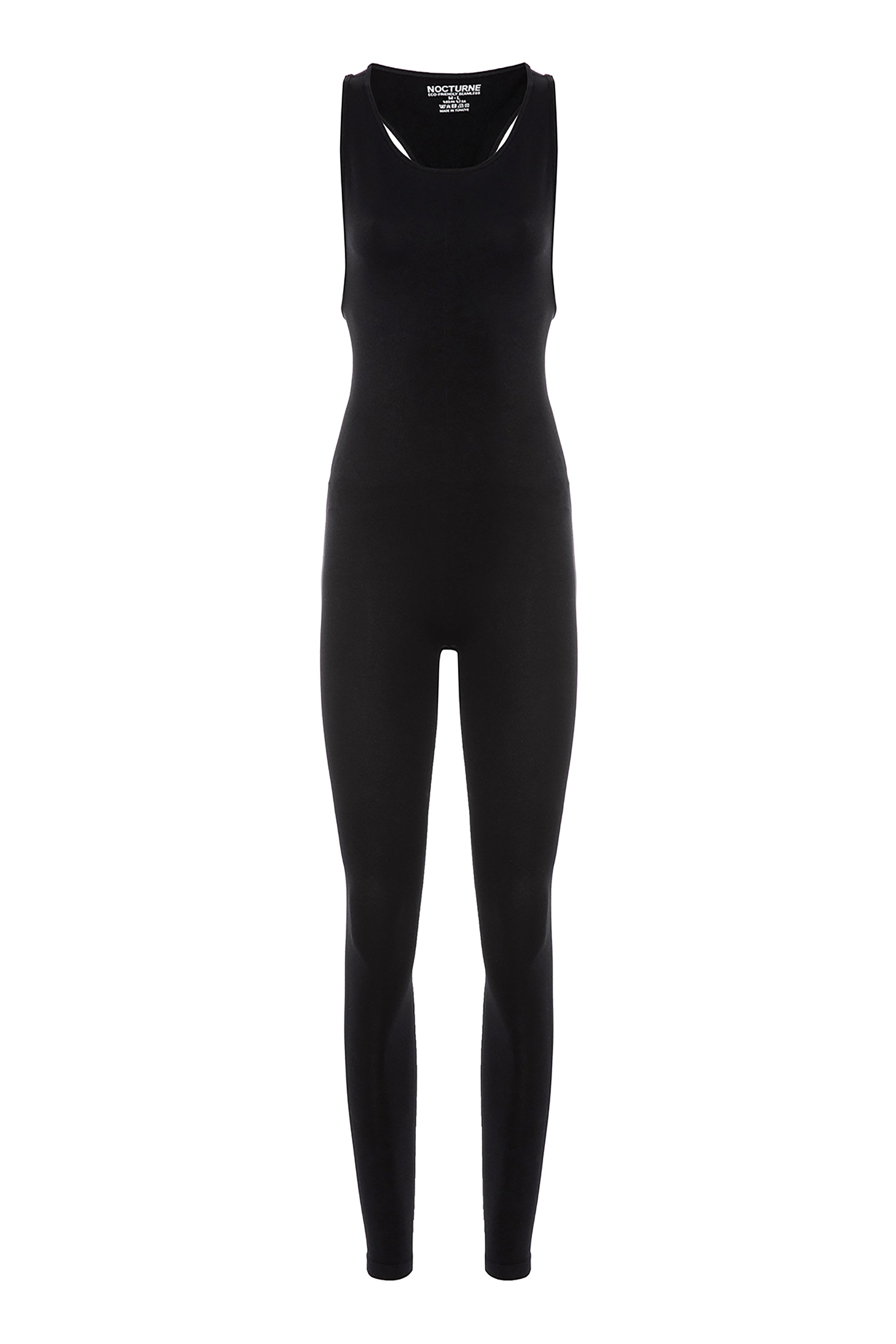 Ribbed Halter Neck Jumpsuit (Final Sale)