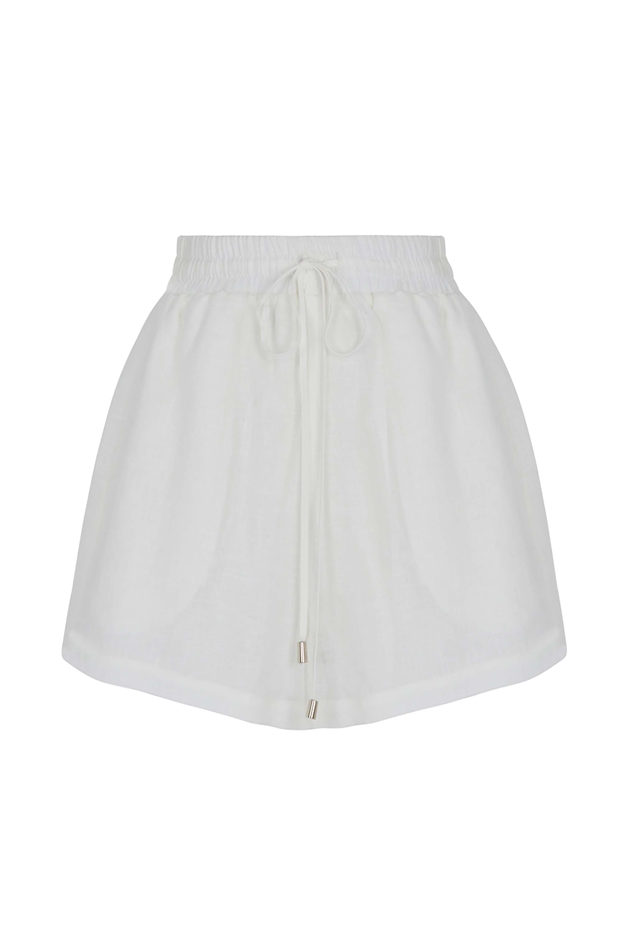 Wide-Leg Linen Shorts (Final Sale)