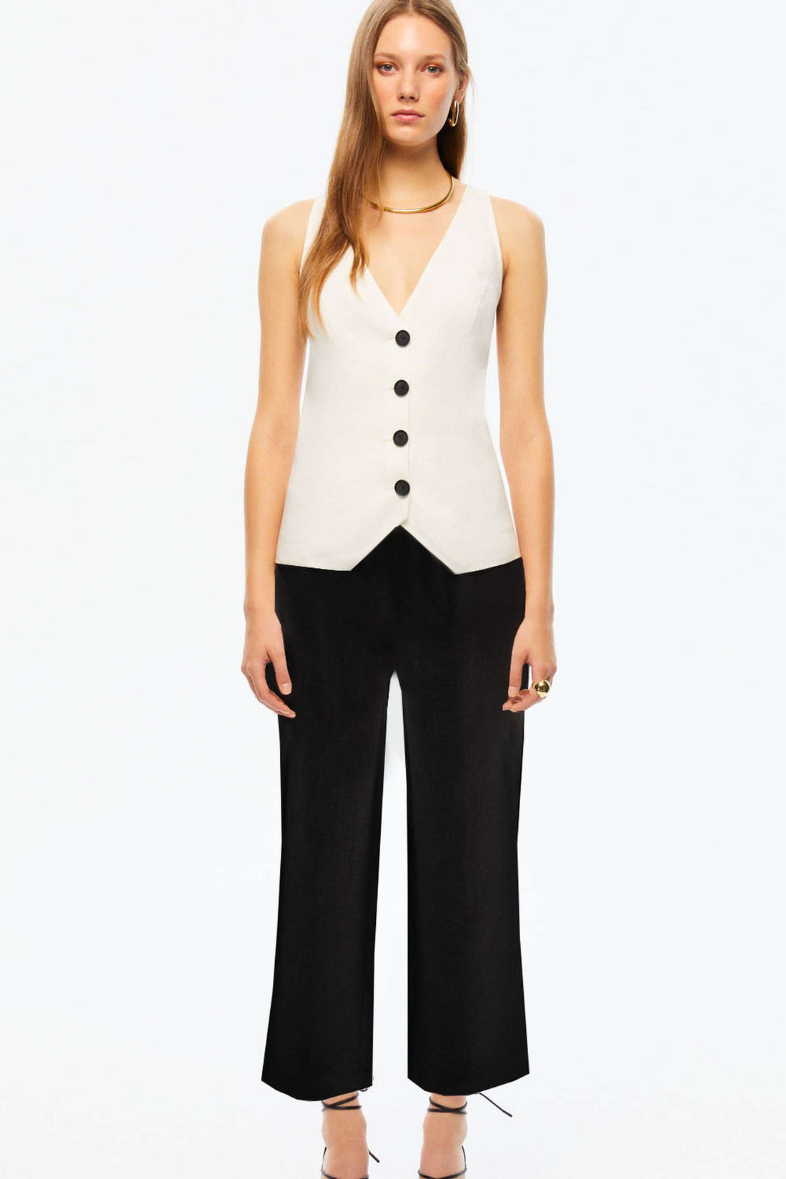 Wide-Leg Linen Pants