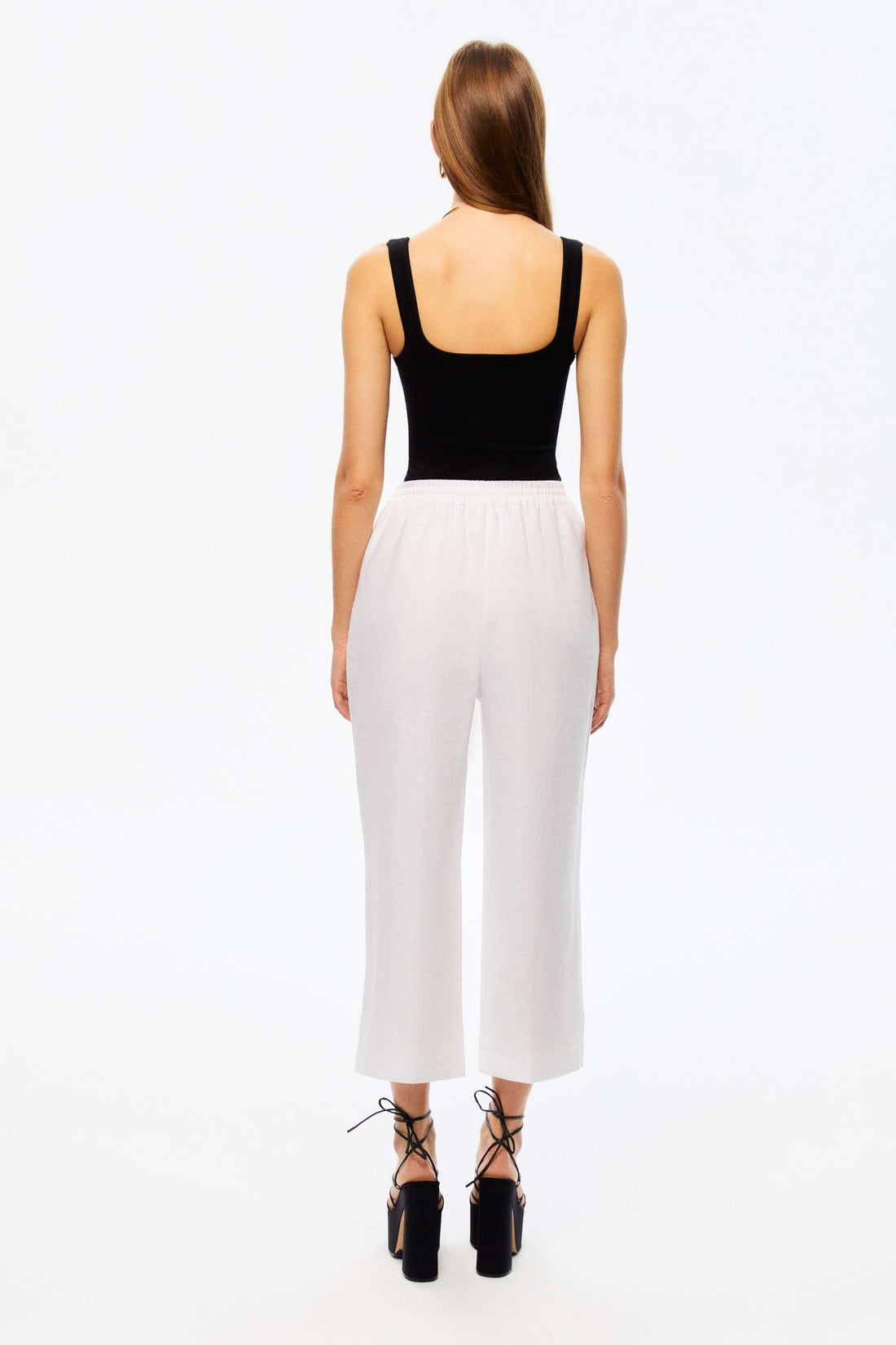 Wide-Leg Linen Pants