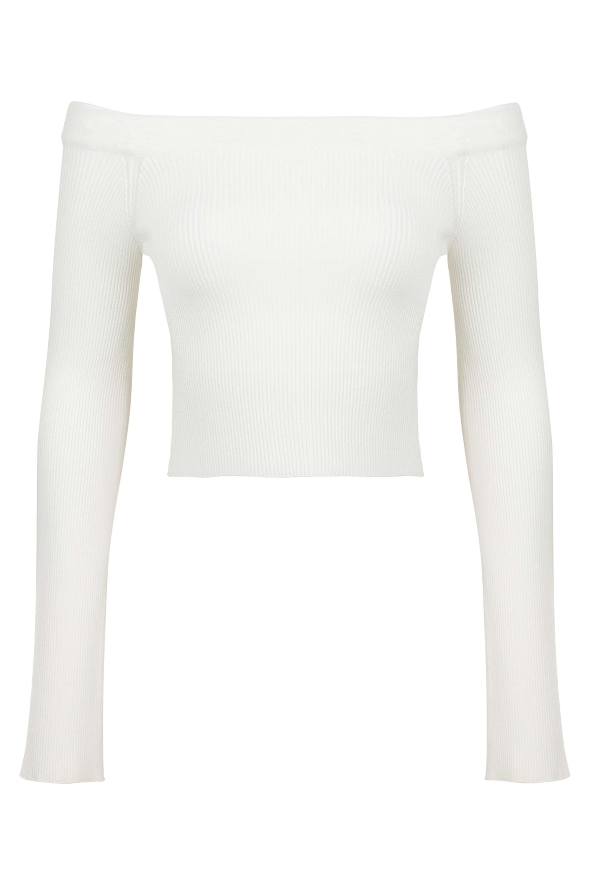 Boat Neck Knitwear Sweater