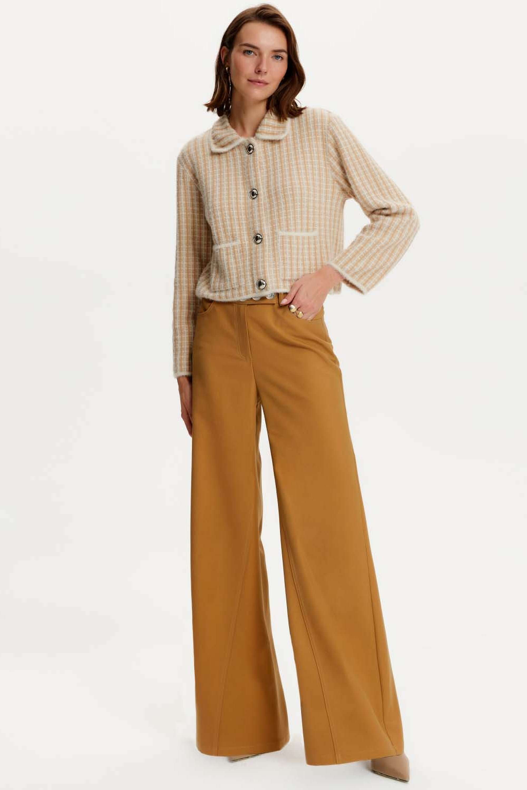Flare Gabardine Pants (Final Sale)