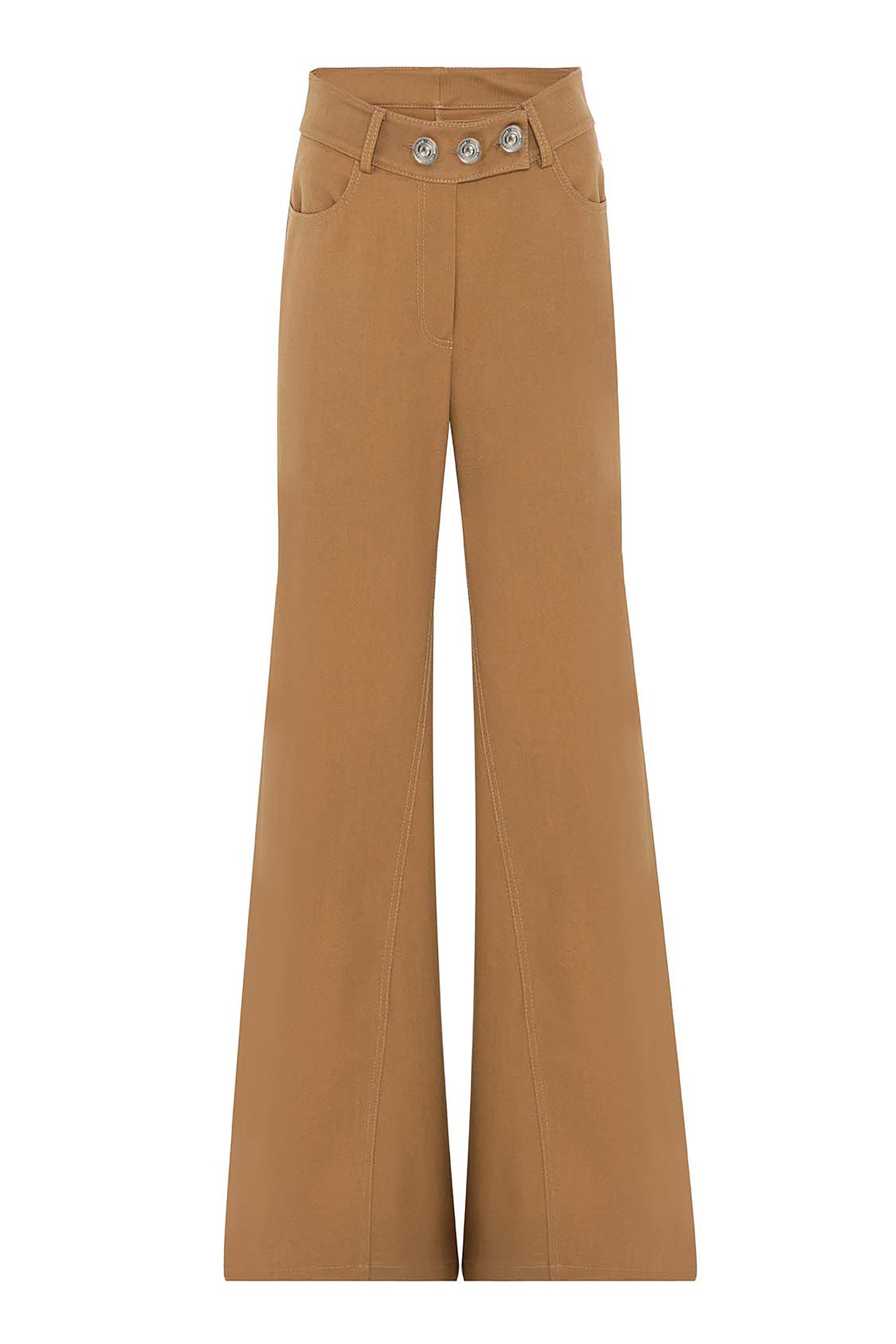 Flare Gabardine Pants (Final Sale)