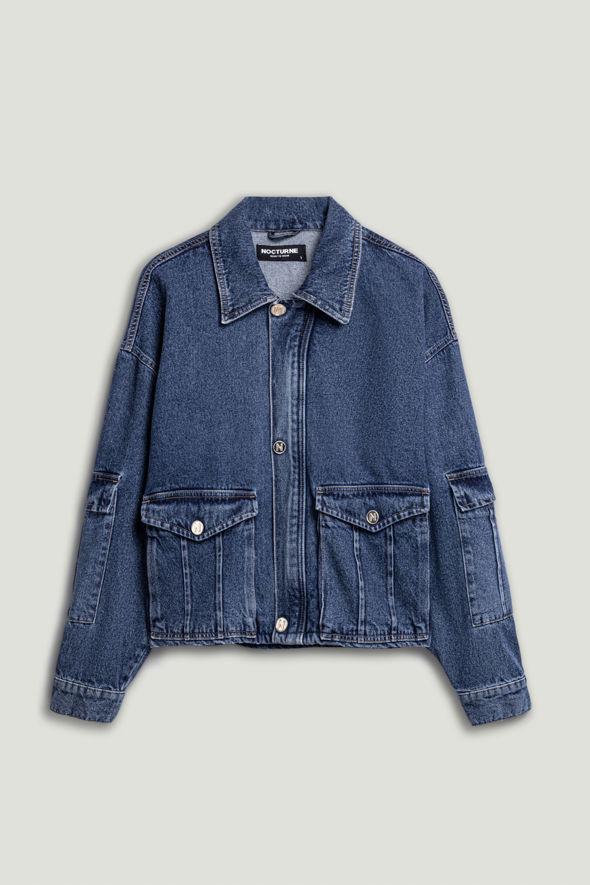 Multi Pocket Denim Jacket