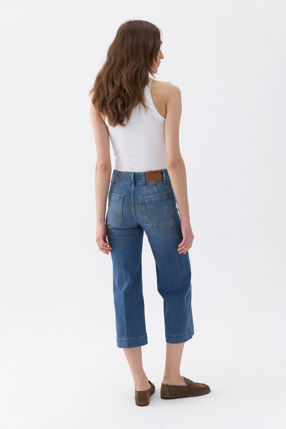Wide Leg Jean Pants