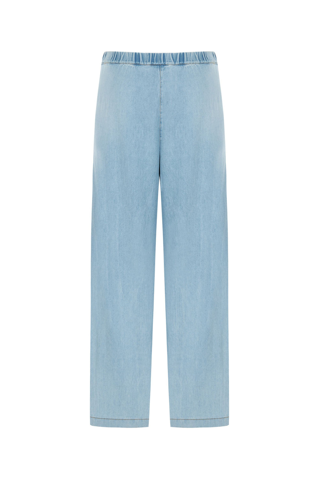 Pleated Wide Leg Jeans