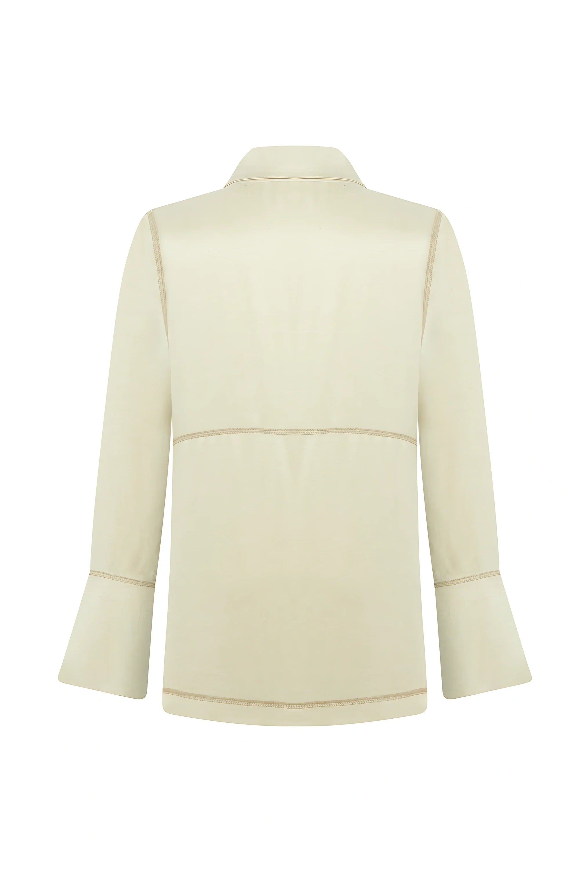 Contrast Topstitched Shirt (Final Sale)