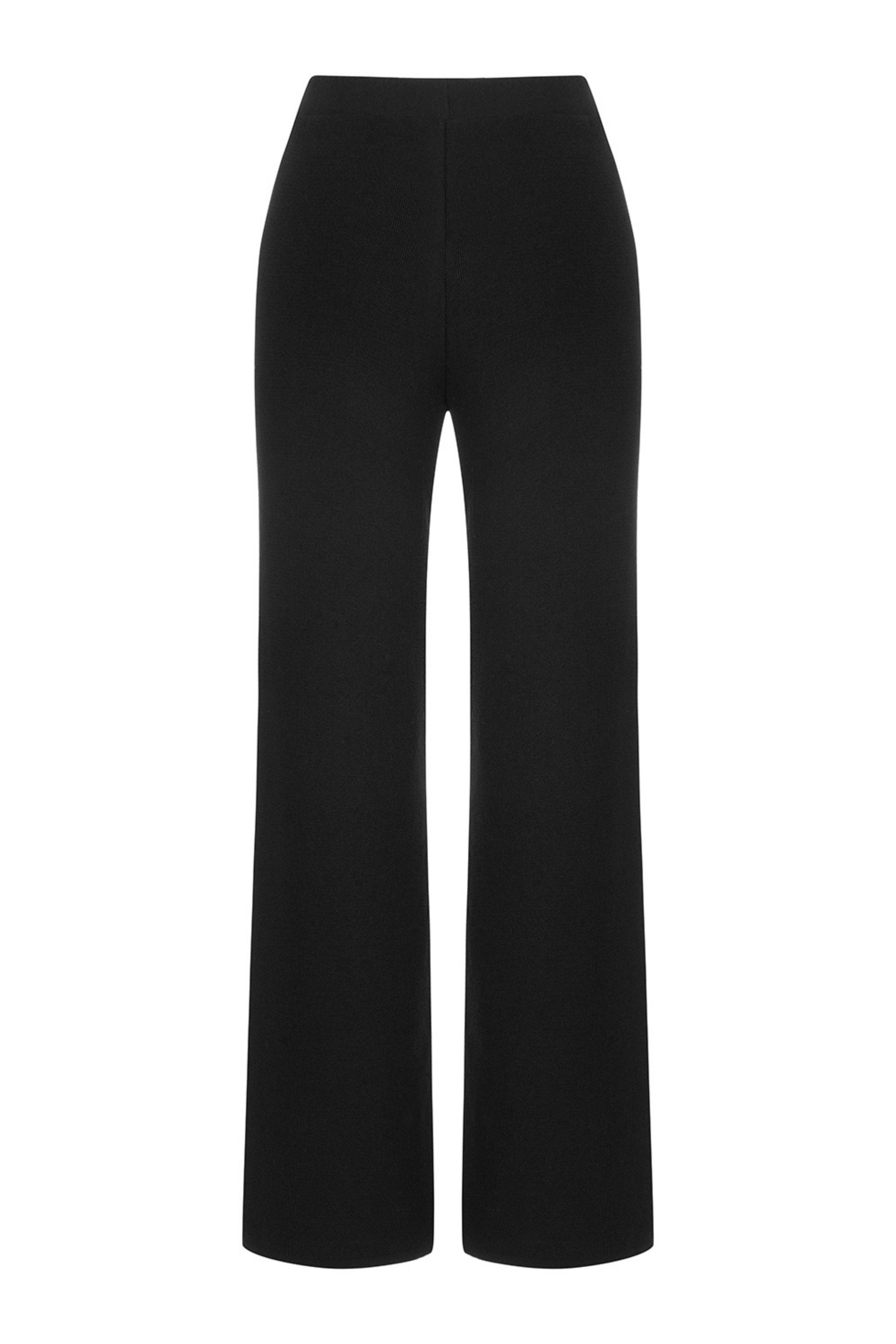 High Waist Knit Pants (Final Sale)