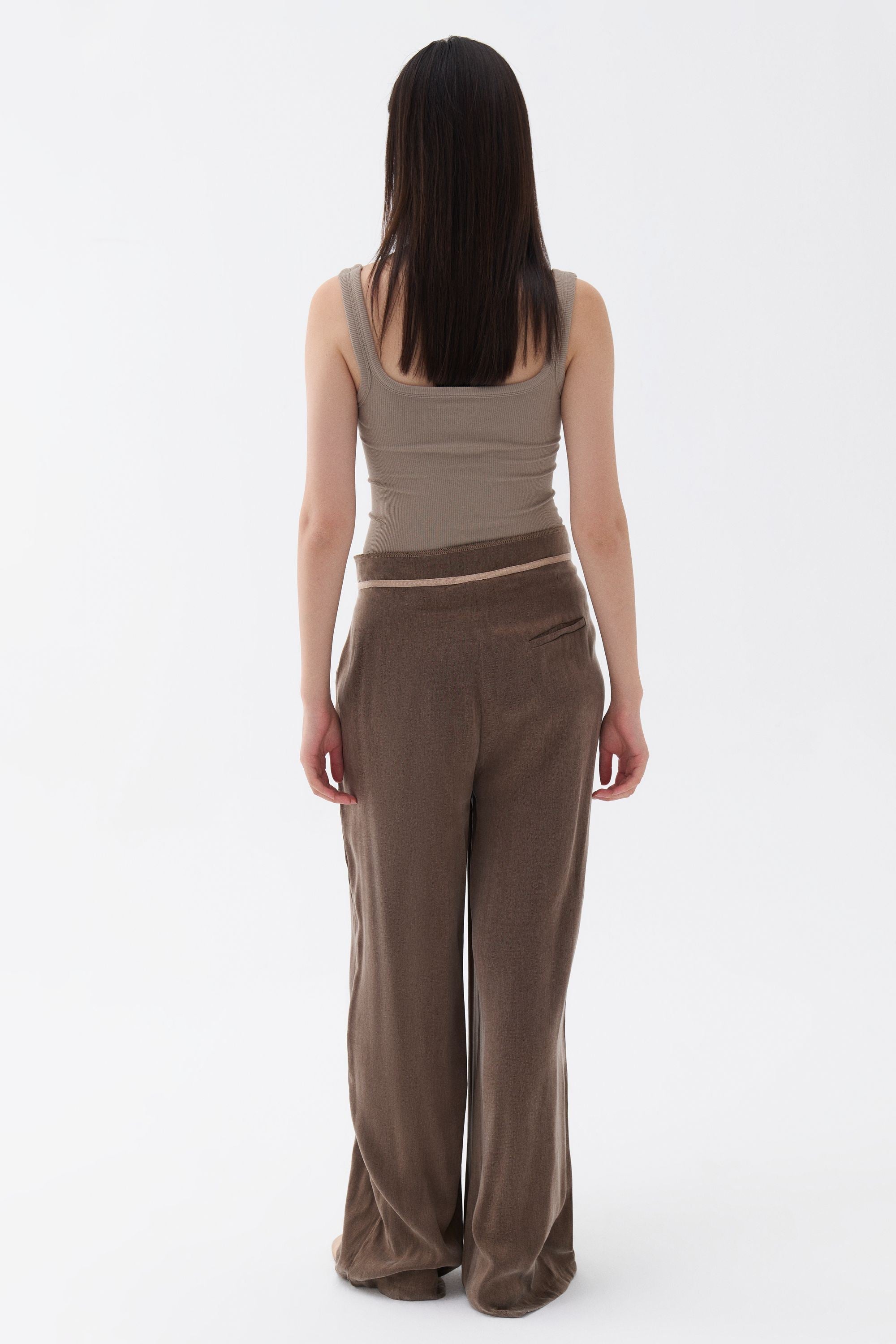 Pleated Palazzo Pants (Final Sale)