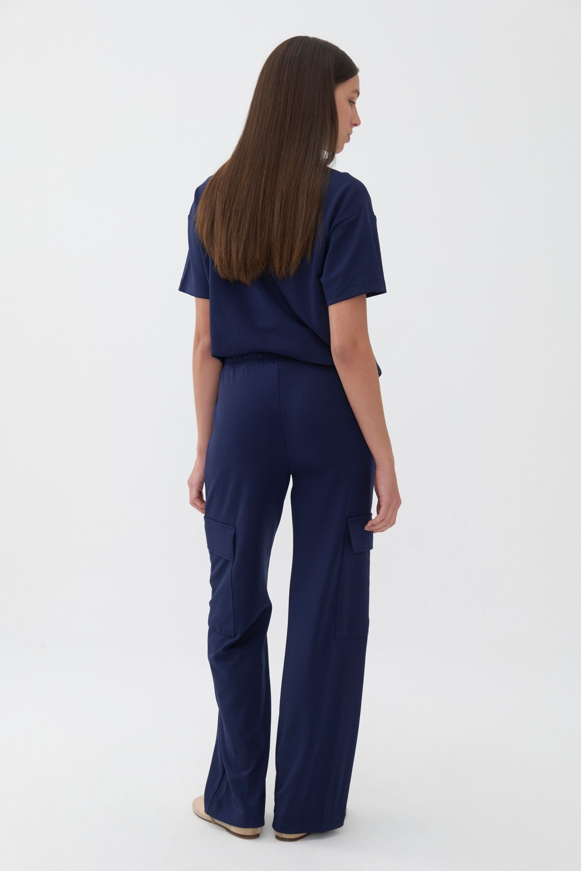 Cargo Pants with Elastic Waistband (Final Sale)