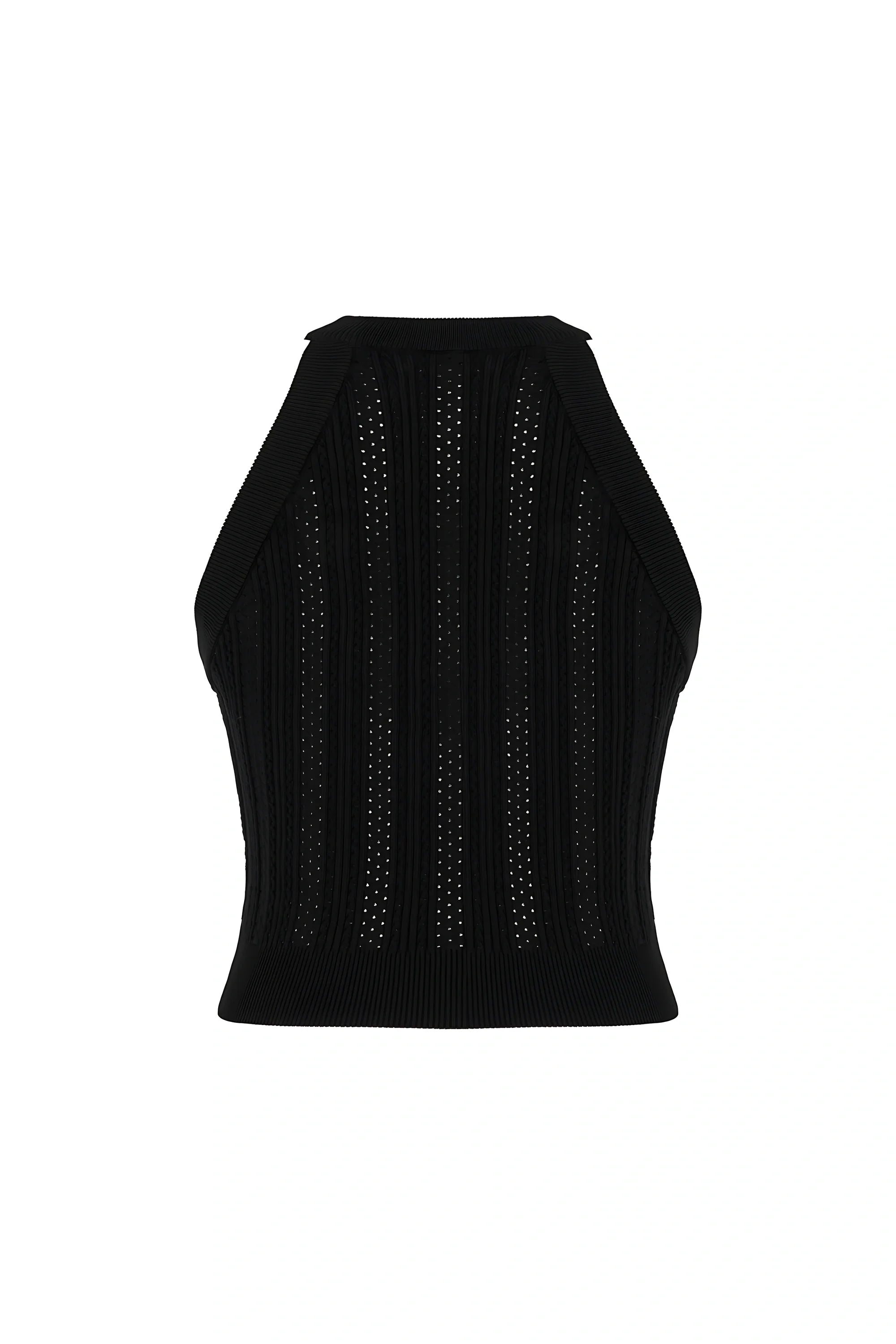 Halter Neck Knit Top (Final Sale)