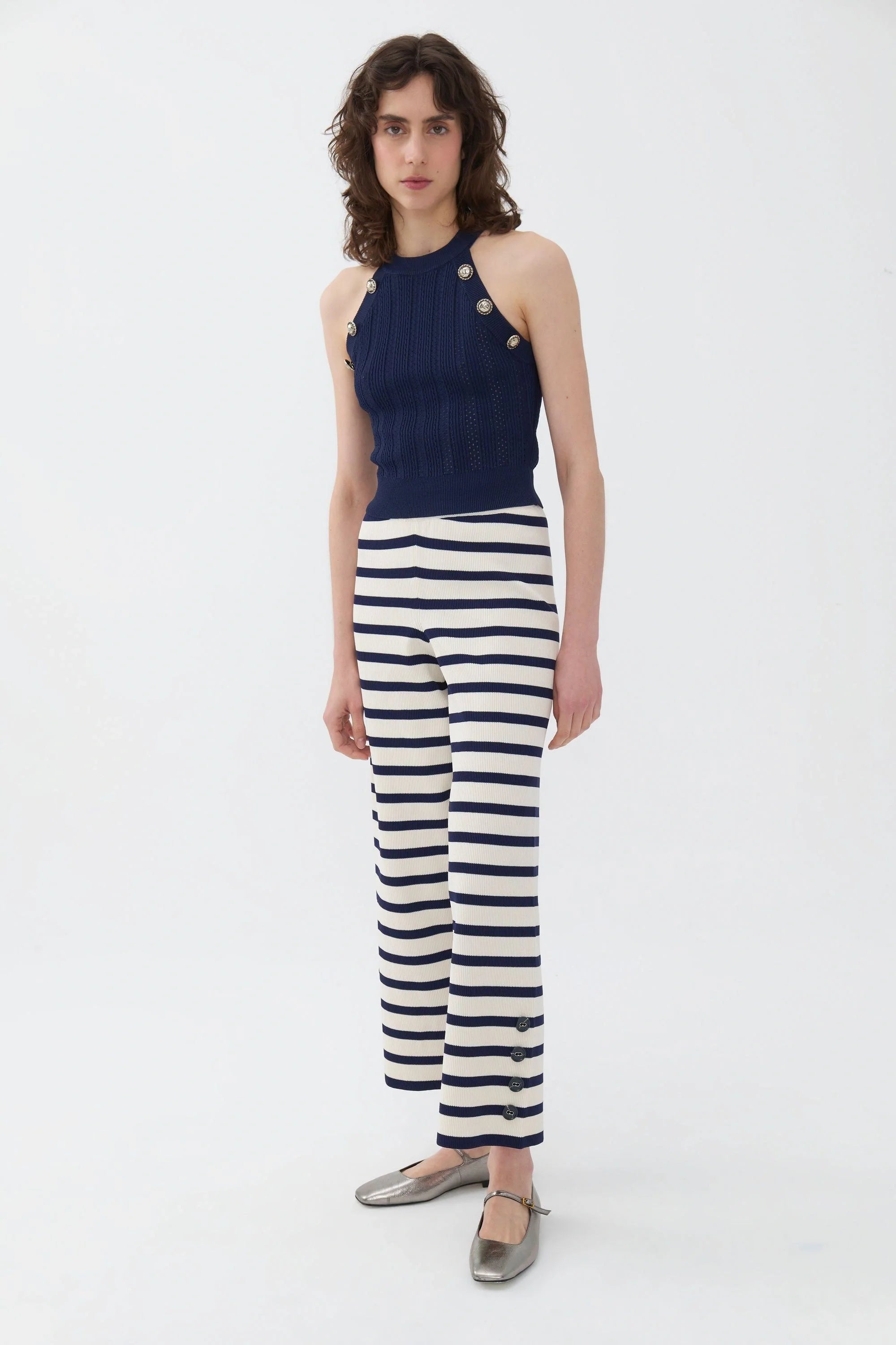 Halter Neck Knit Top (Final Sale)