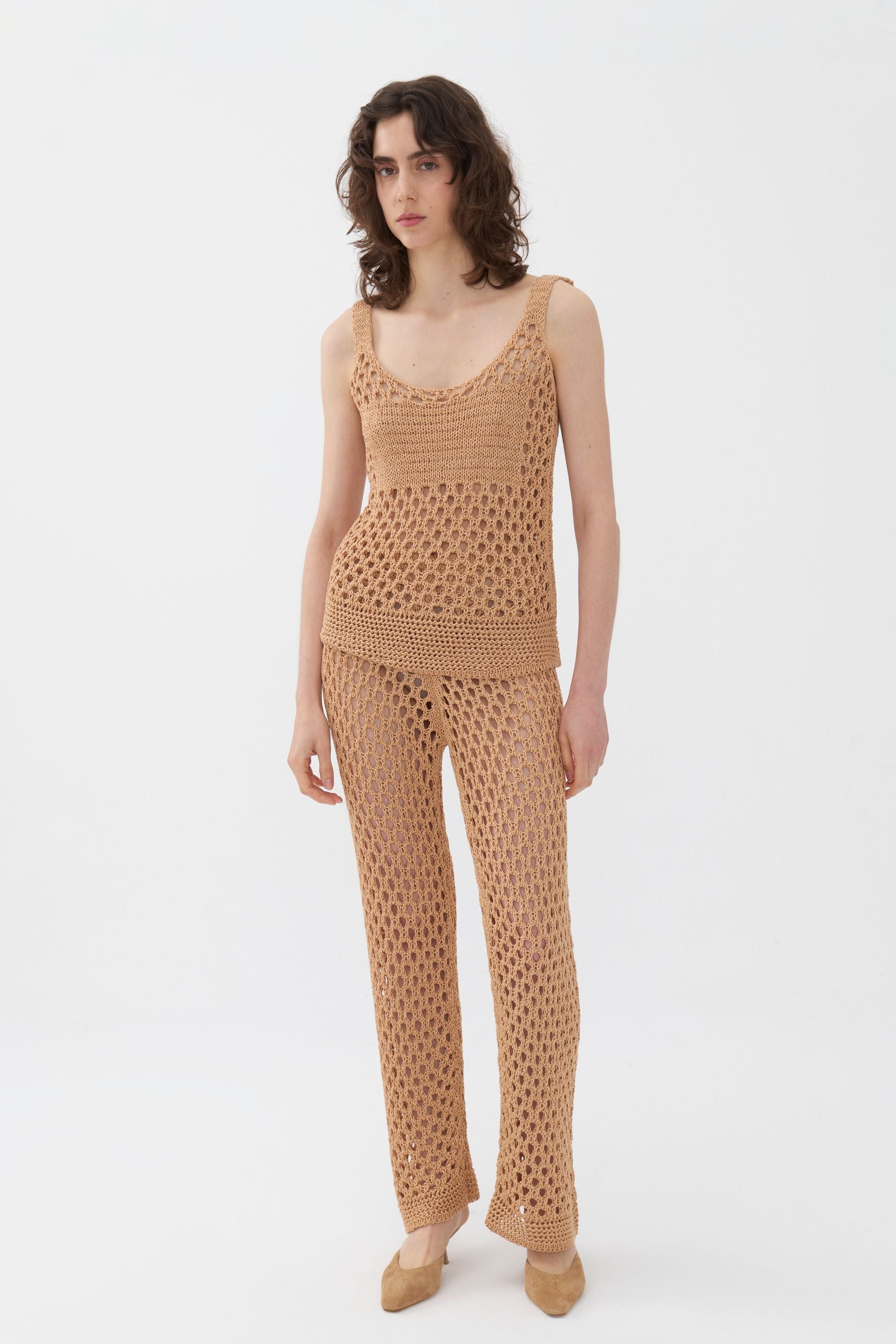 Mesh Knit Pants (Final Sale)
