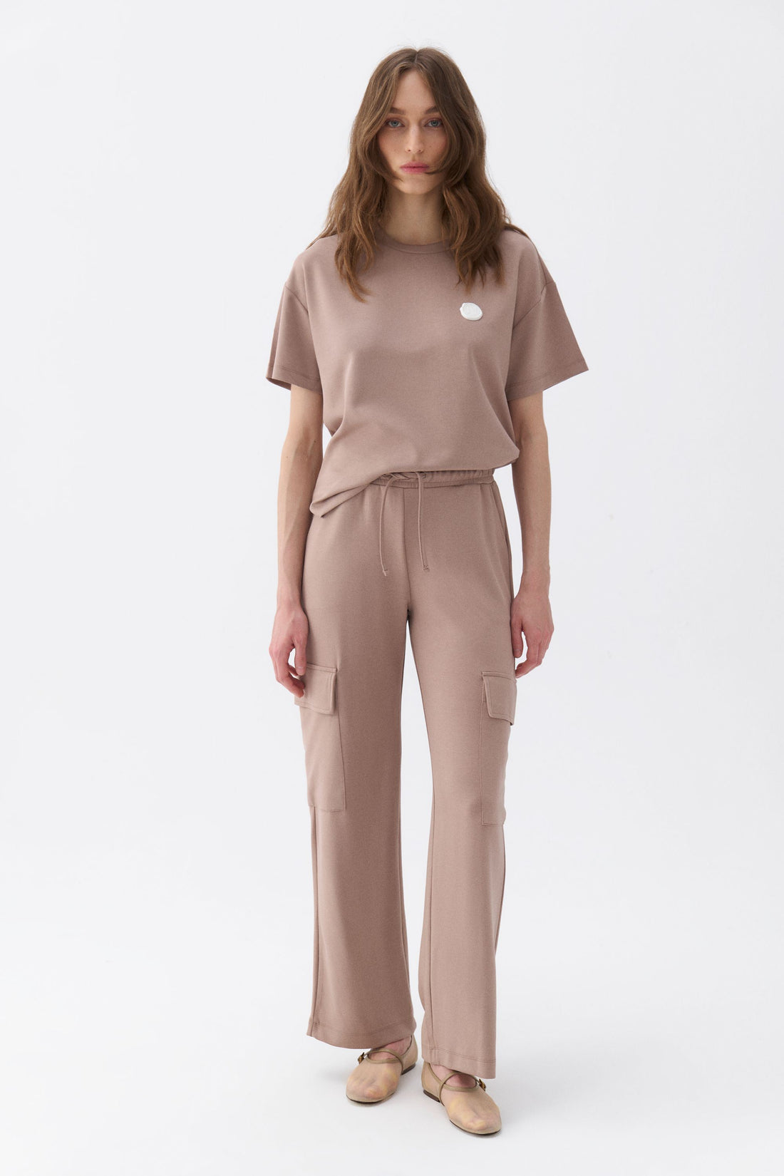 Elastic Waist Cargo Pants (Final Sale)