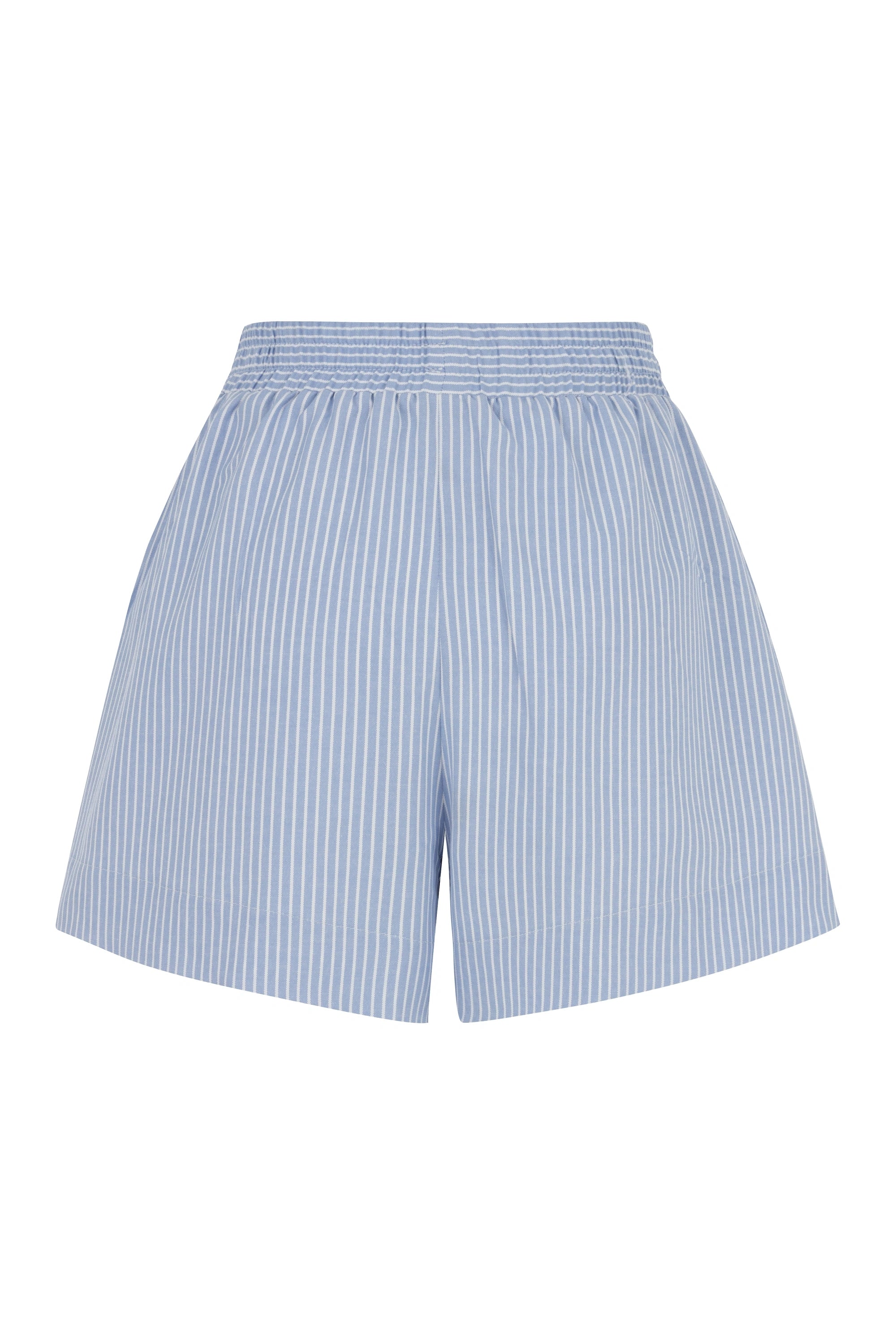 Striped Mini Shorts with Pockets (Final Sale)