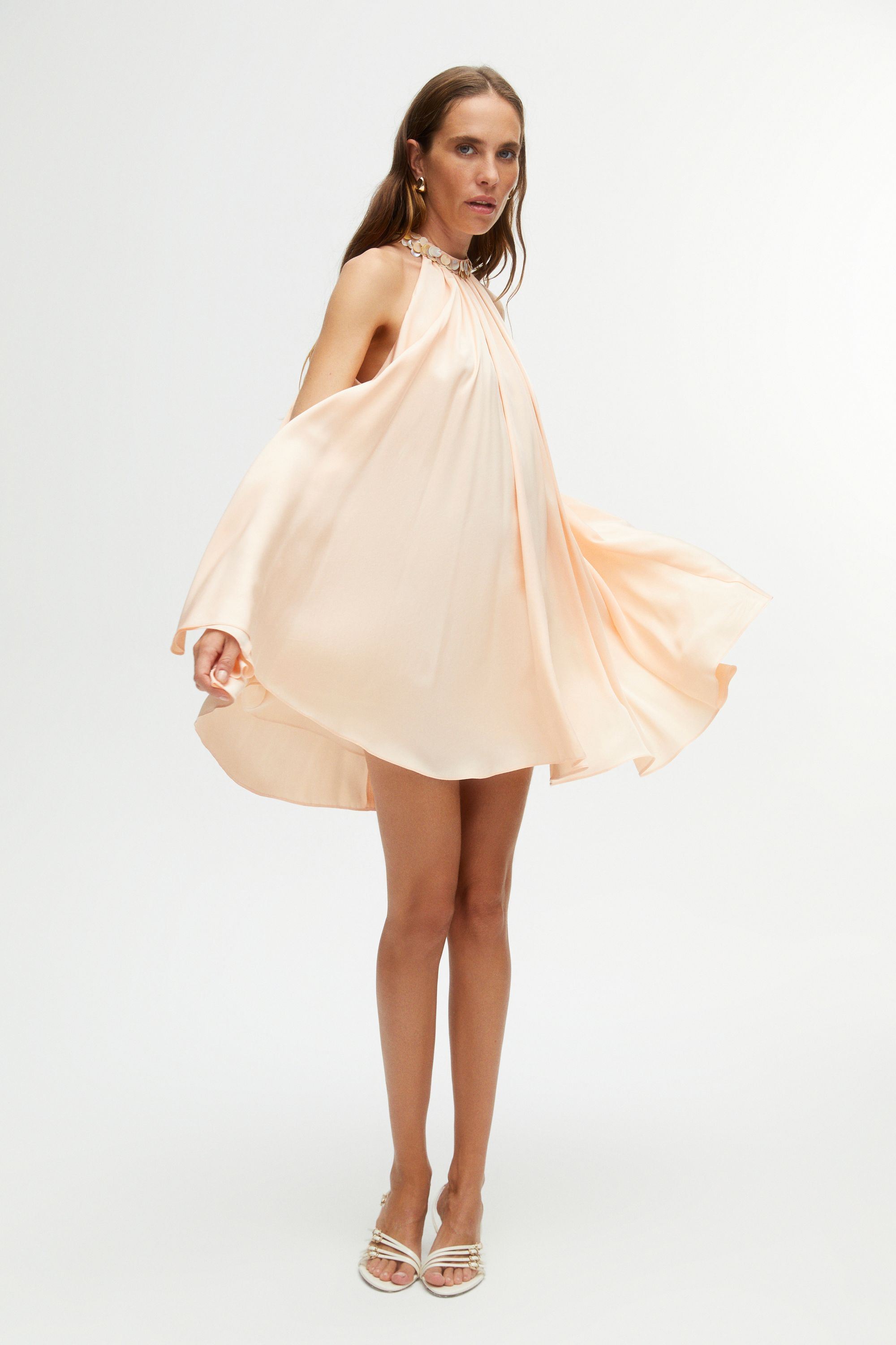 Halter Neck Mini Dress (Final Sale)