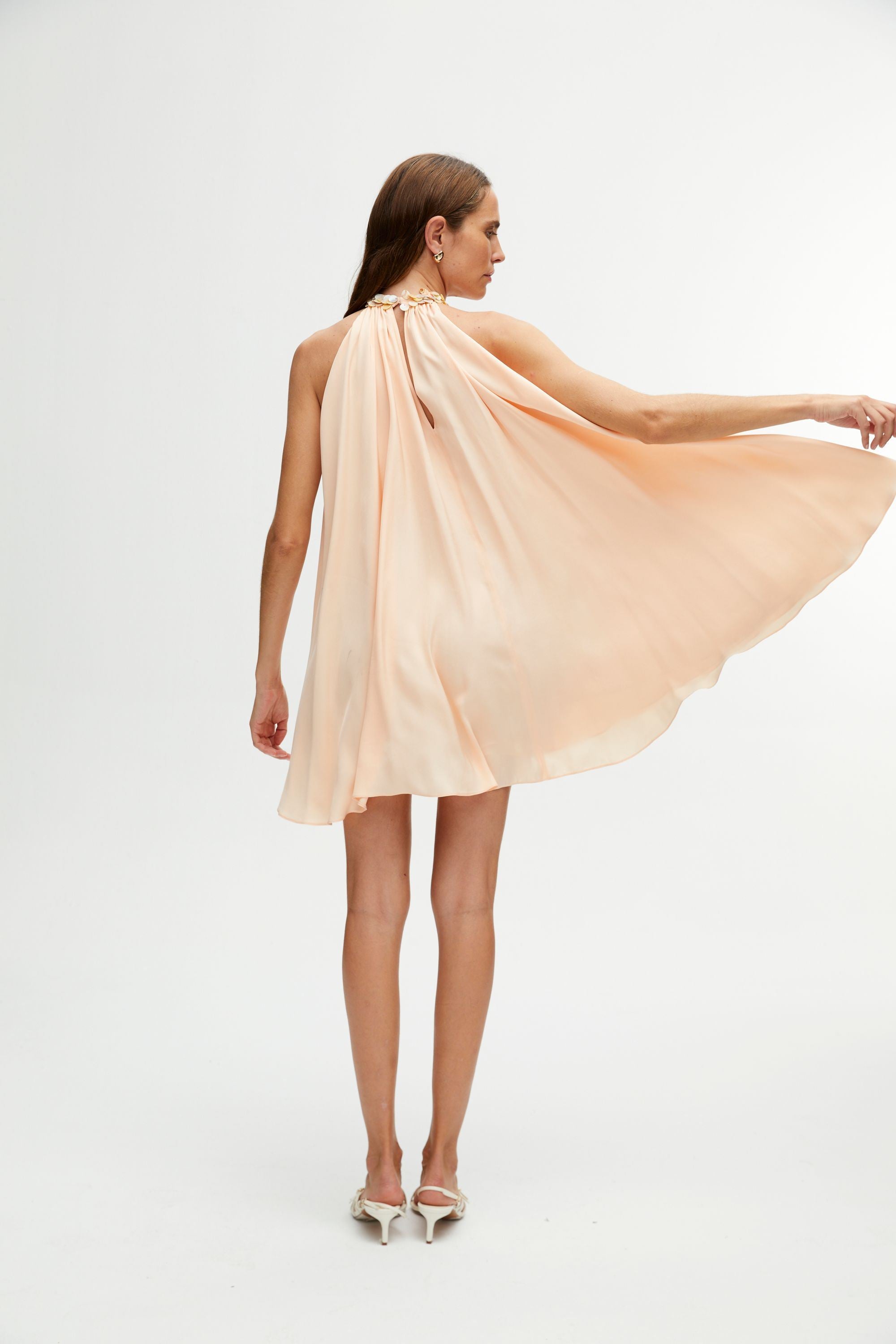 Halter Neck Mini Dress (Final Sale)