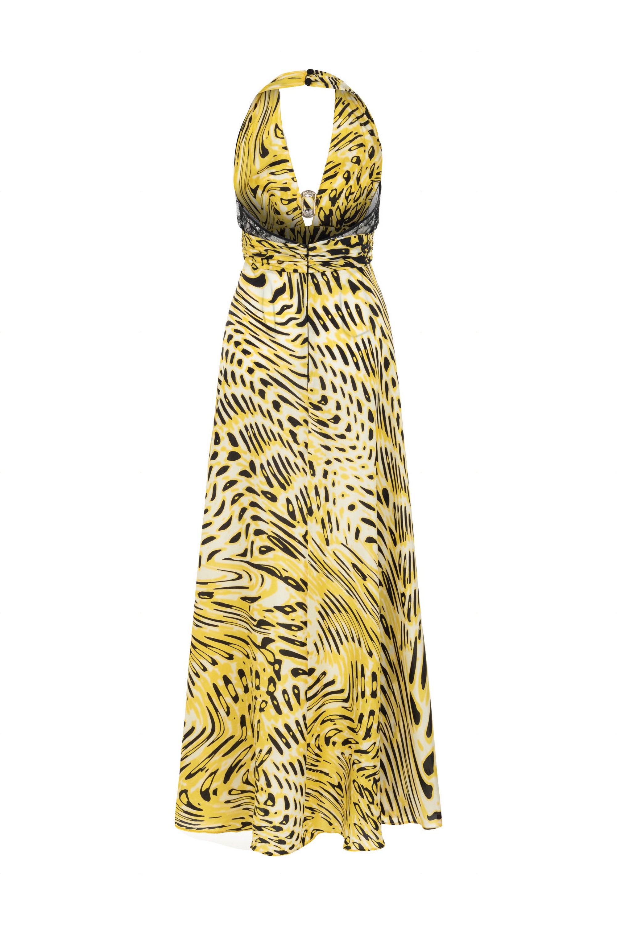 Ankle Length Dress with Accessory Detail (Final Sale)