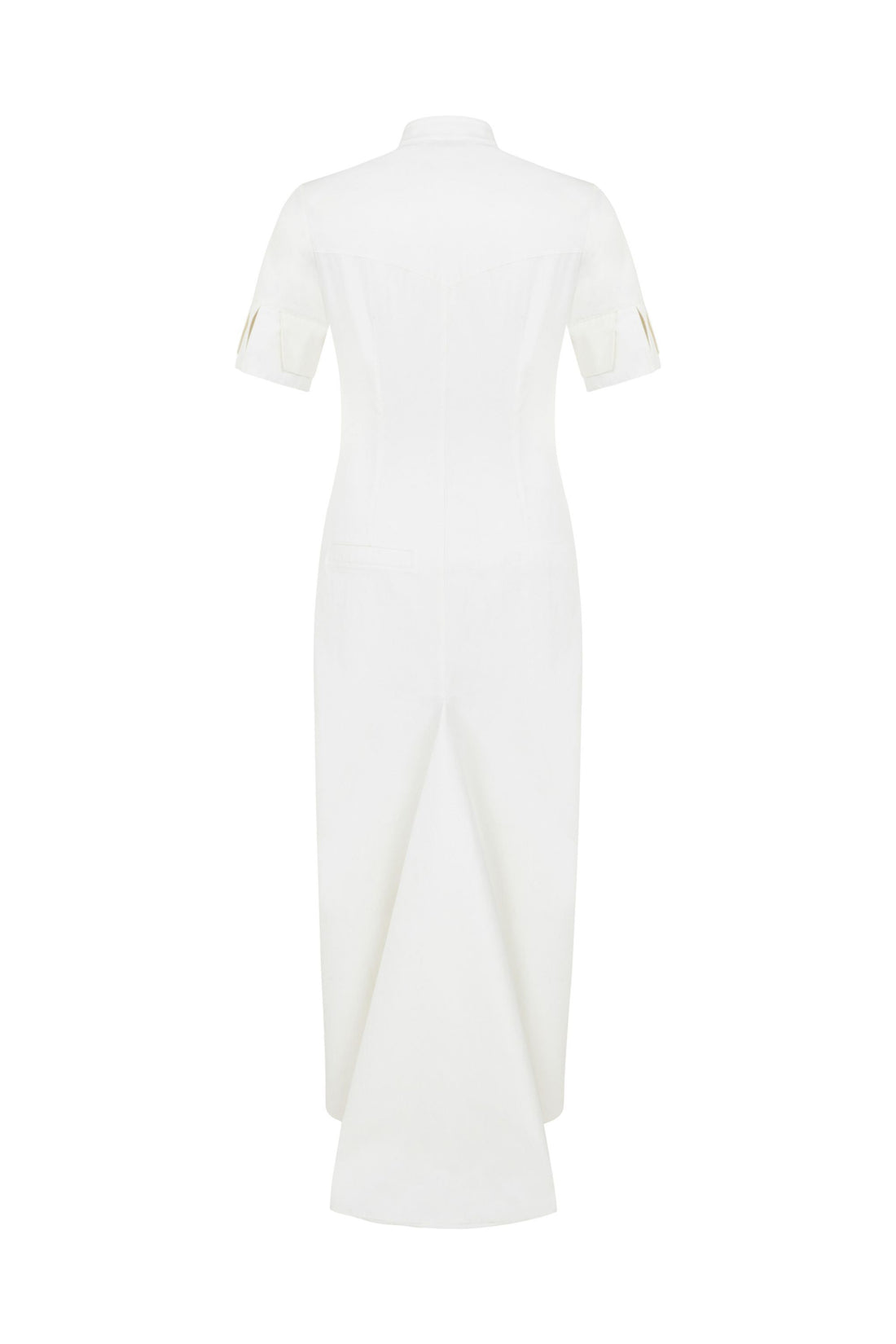 Cut-Out Dress with Tail