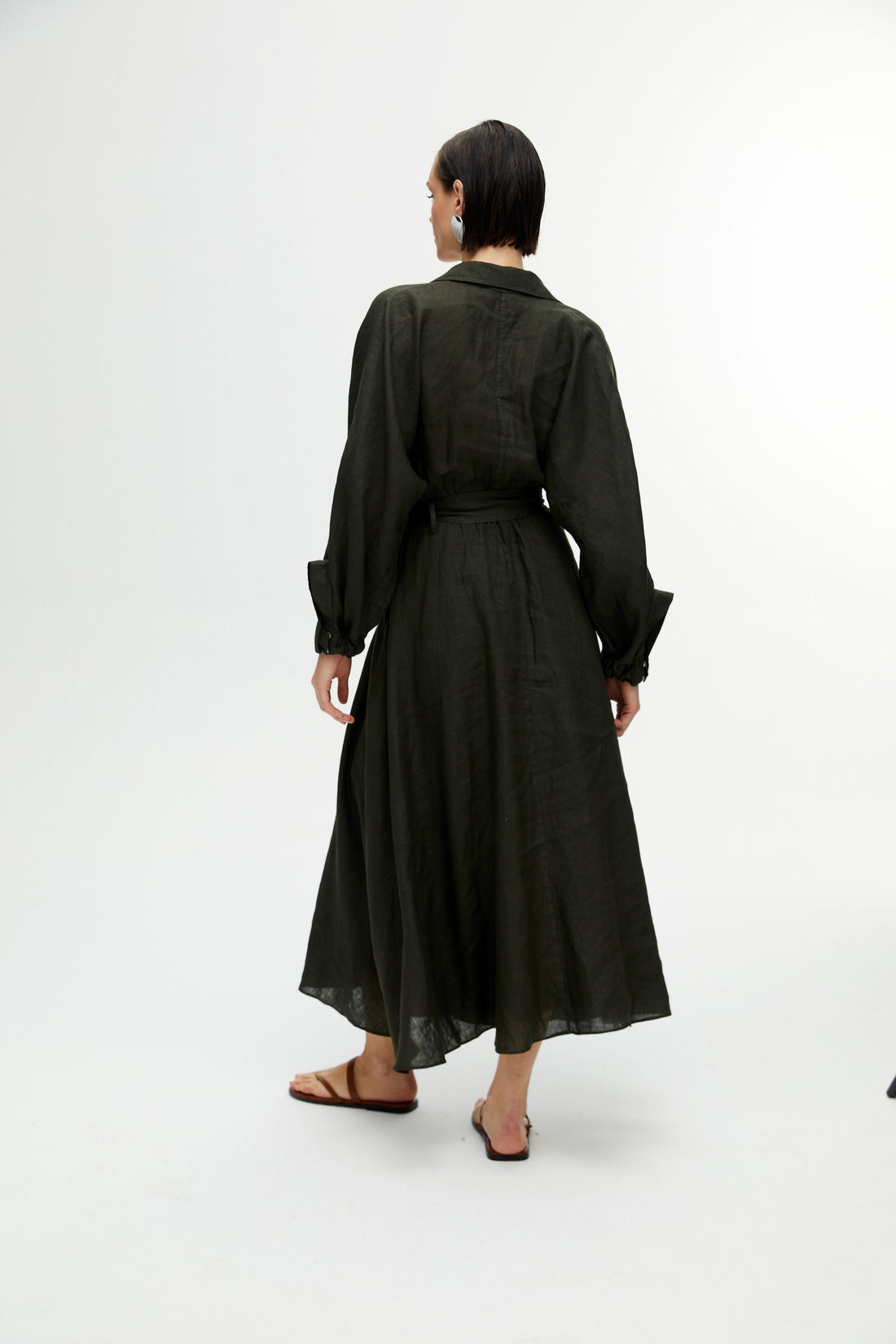 Belted Long Dress (Final Sale)